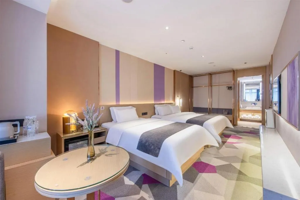 Bed in Lavande Hotel Shenzhen Dongmen Shuibeicuizhu Metro Station