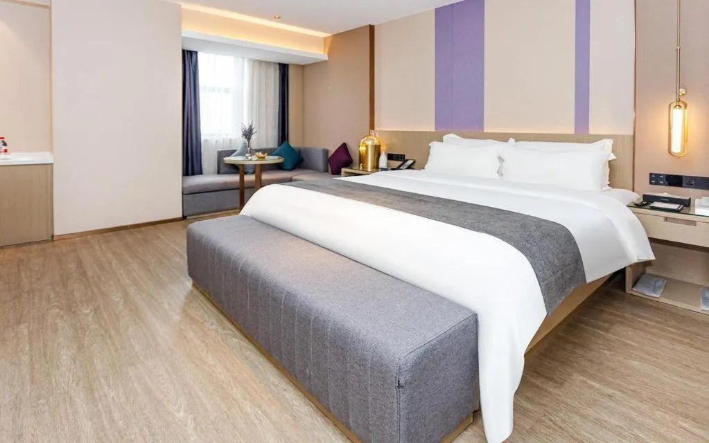 Bed in Lavande Hotel Shenzhen Dongmen Shuibeicuizhu Metro Station