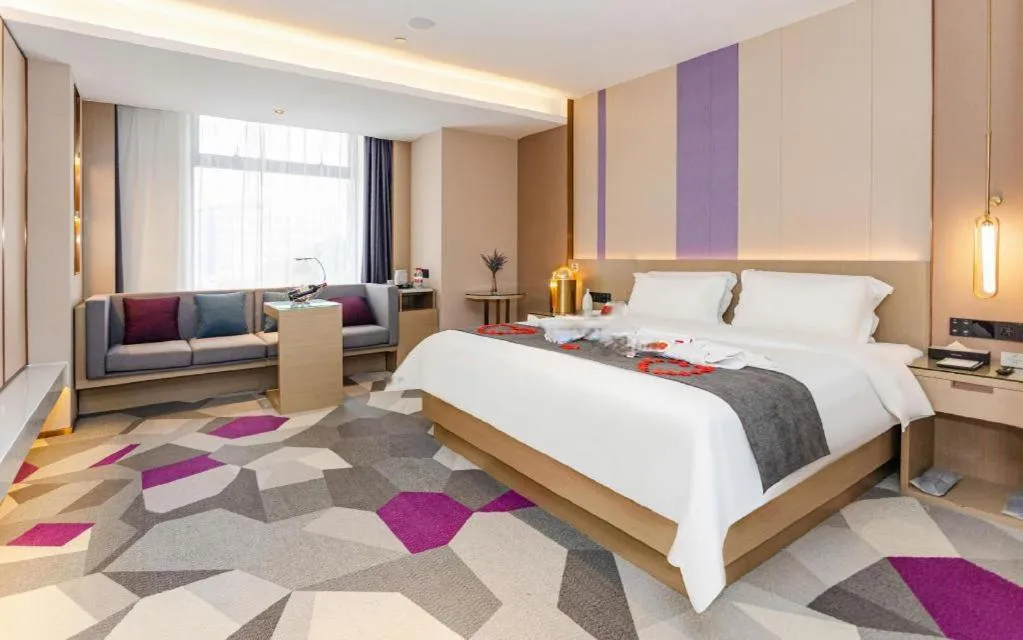 Bed in Lavande Hotel Shenzhen Dongmen Shuibeicuizhu Metro Station