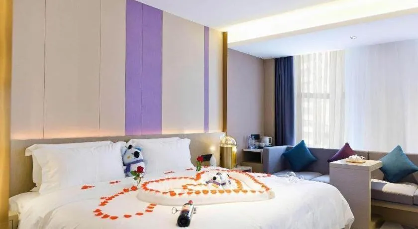 Bed in Lavande Hotel Shenzhen Dongmen Shuibeicuizhu Metro Station