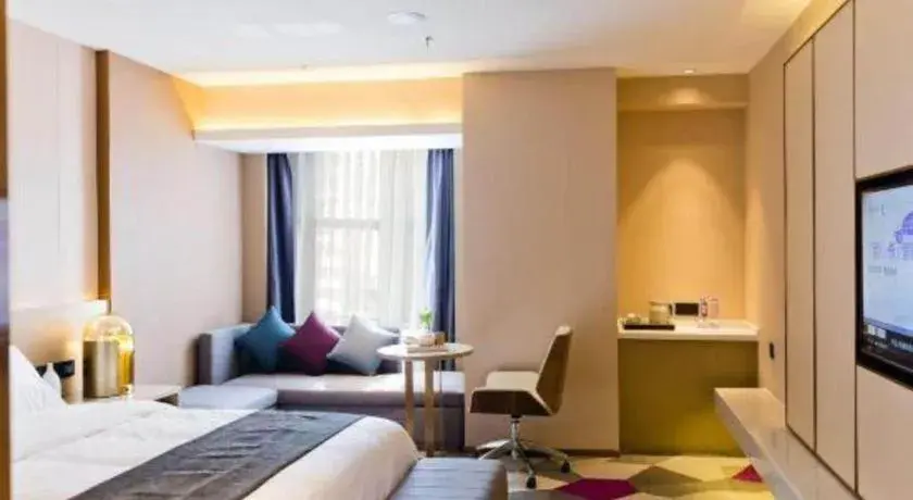 Bed in Lavande Hotel Shenzhen Dongmen Shuibeicuizhu Metro Station Bed in Lavande Hotel Shenzhen Dongmen Shuibeicuizhu Metro Station