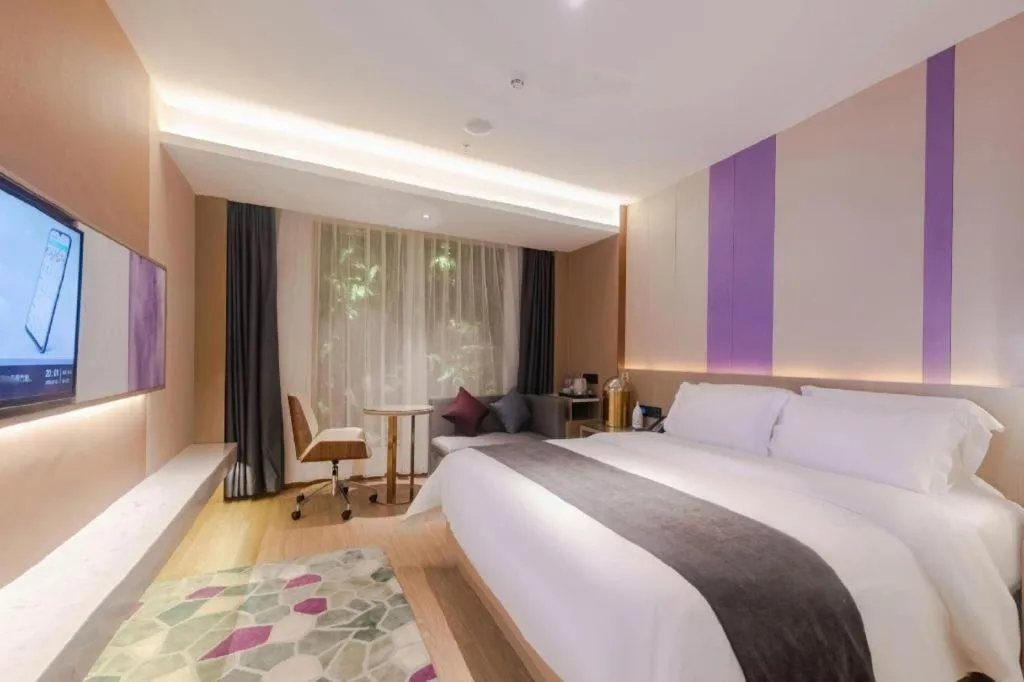 Bed in Lavande Hotel Shenzhen Dongmen Shuibeicuizhu Metro Station