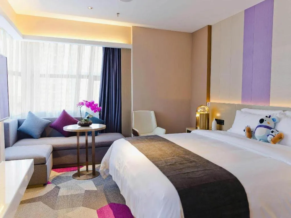 Bed in Lavande Hotel Shenzhen Dongmen Shuibeicuizhu Metro Station