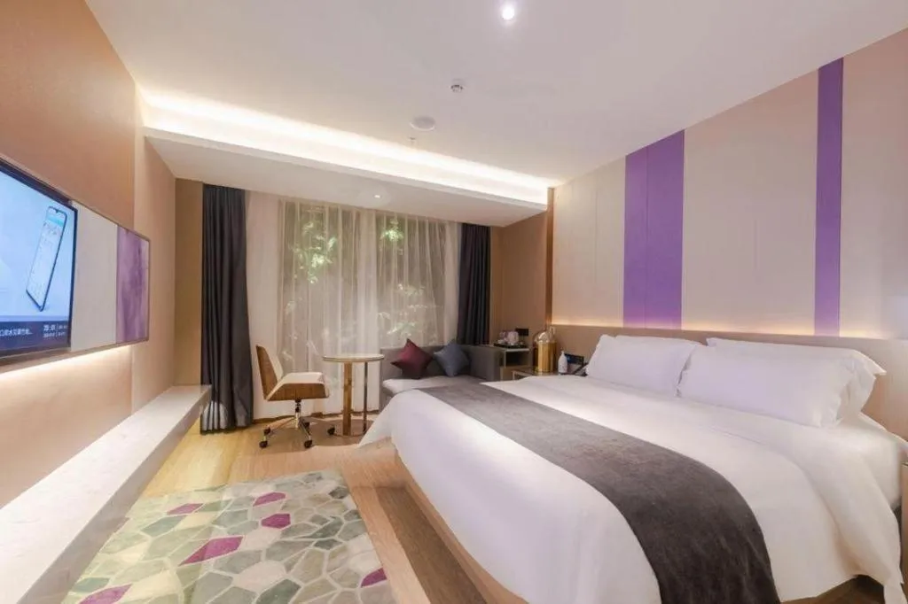 Bed in Lavande Hotel Shenzhen Dongmen Shuibeicuizhu Metro Station