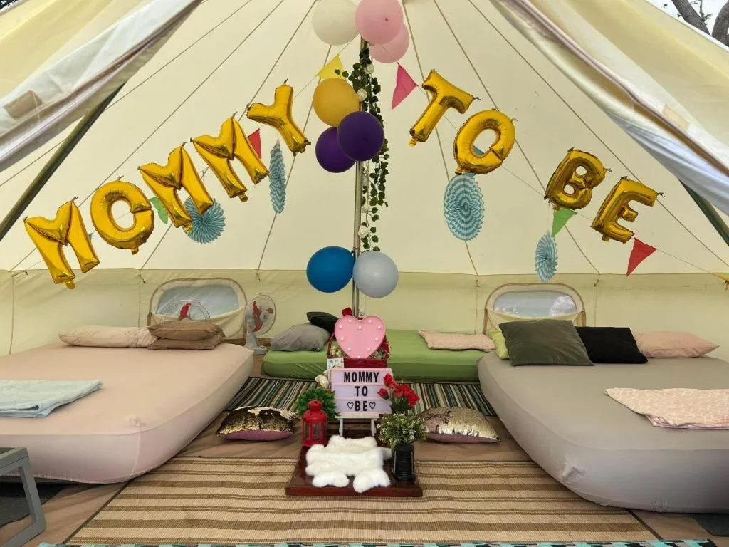 Glamping kaki singapore-Standard medium bell tent