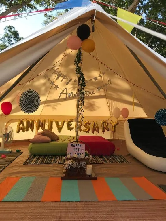 Glamping kaki singapore-Standard medium bell tent