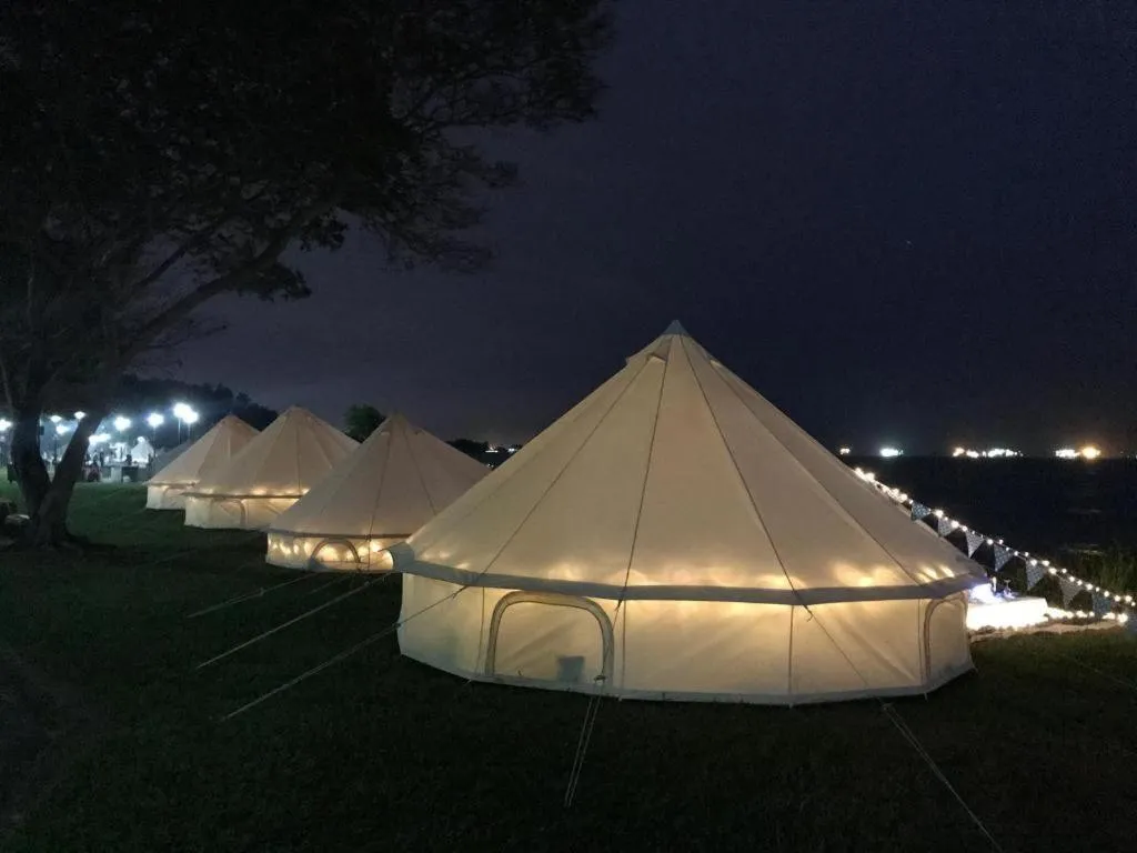 Glamping kaki singapore-Standard medium bell tent