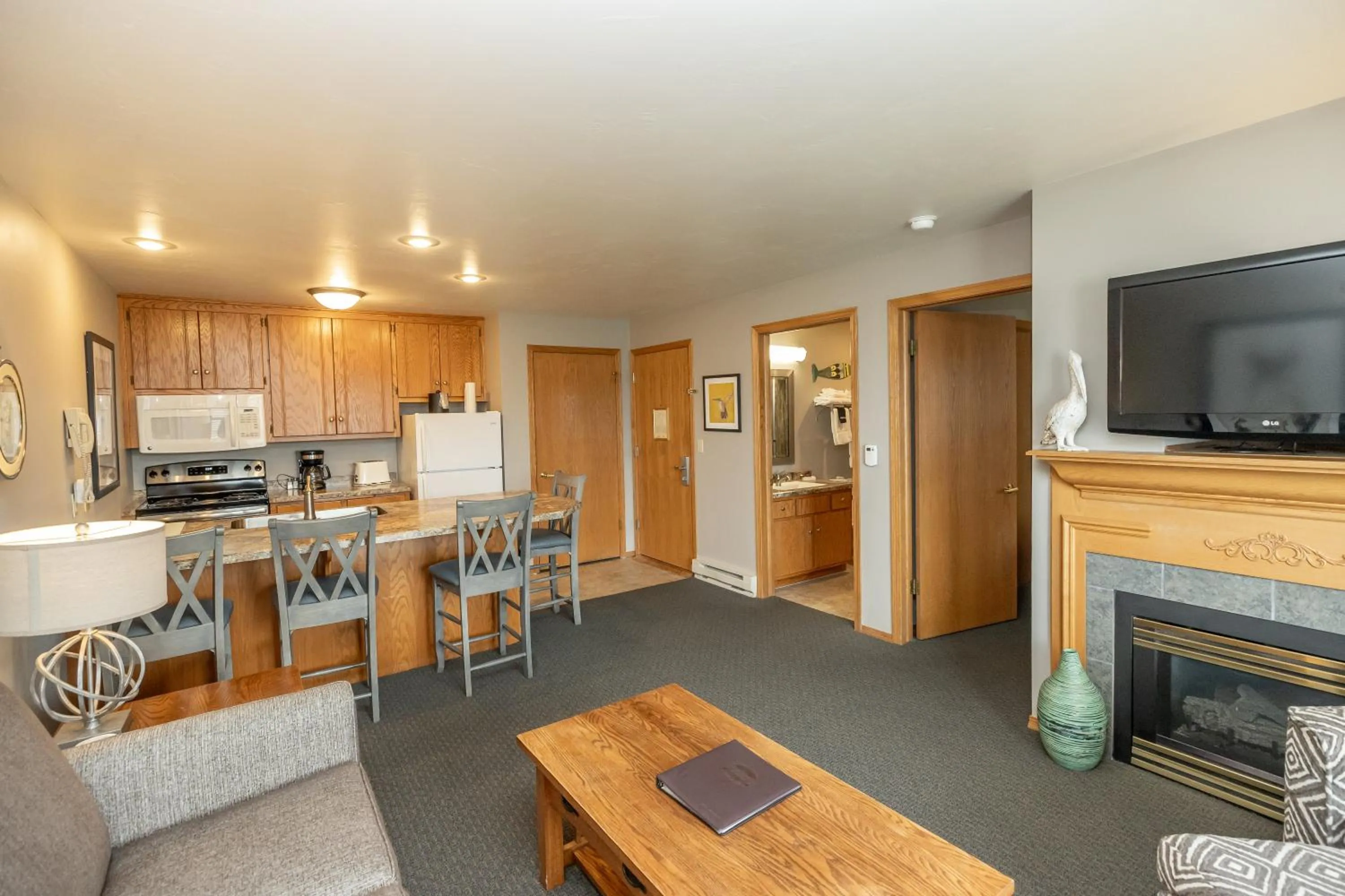 Living room in Westwood Shores Waterfront Resort