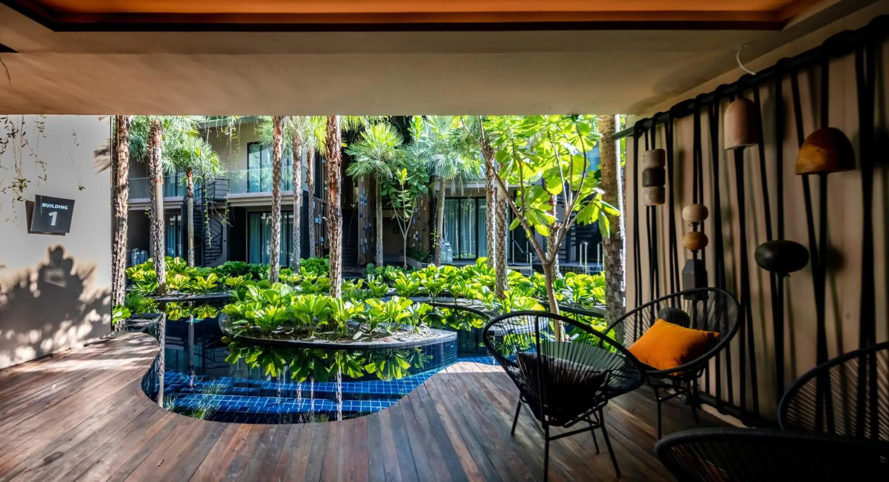 Pool view in Luminous Resort & Spa by Areca Pool view in Luminous Resort & Spa by Areca