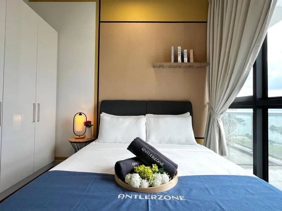 Bedroom, Bed in Bora Residences by Antlerzone