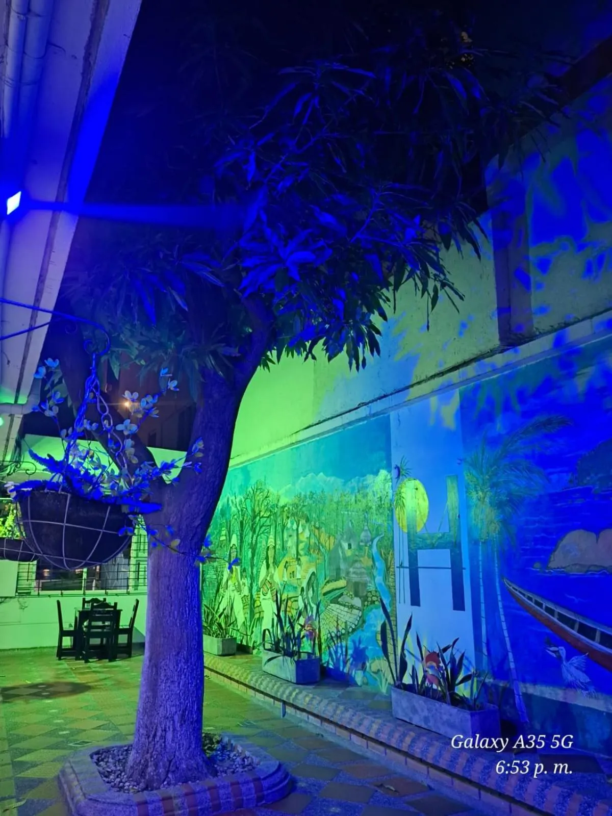 Patio in Hotel Medellin