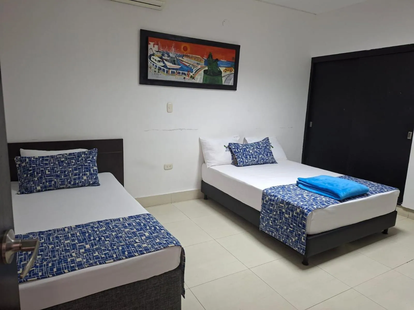 Bed in Hotel Medellin