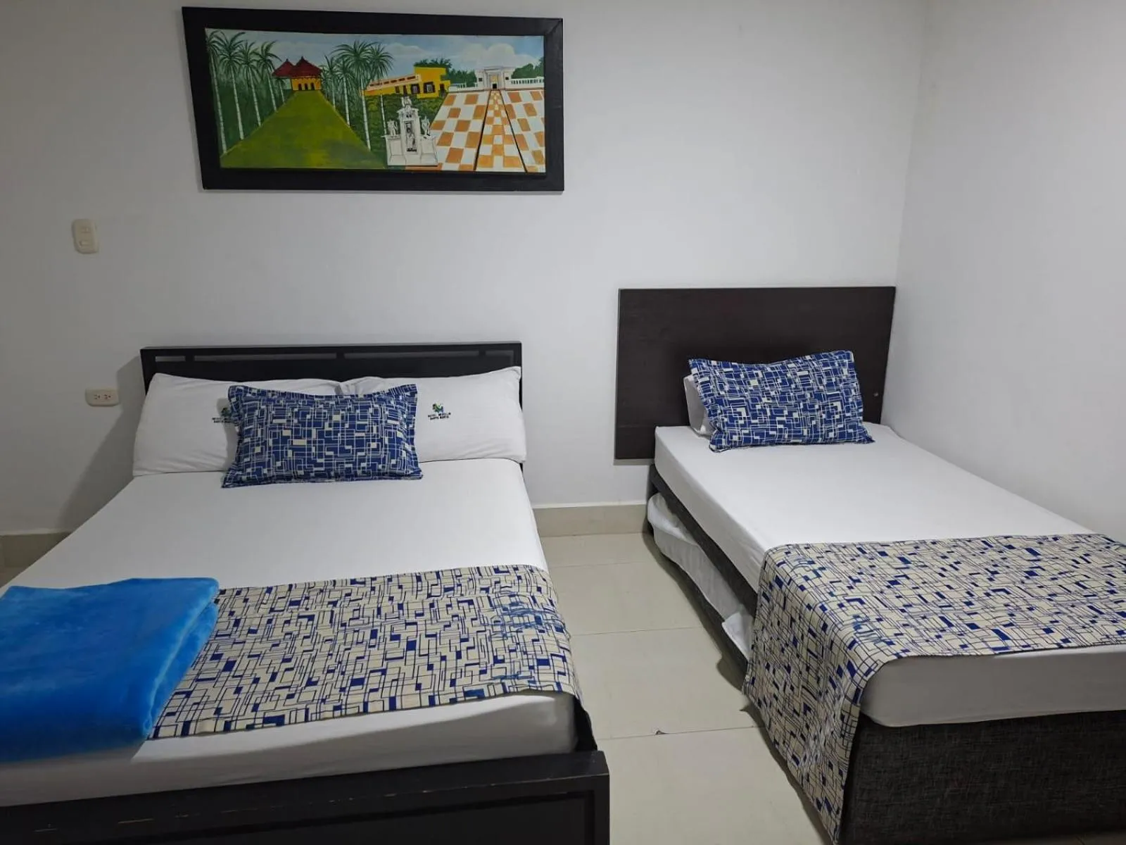 Bed in Hotel Medellin