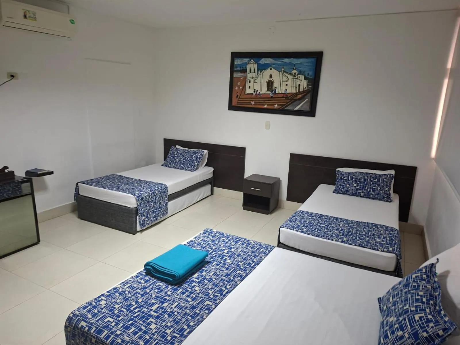 Bed in Hotel Medellin