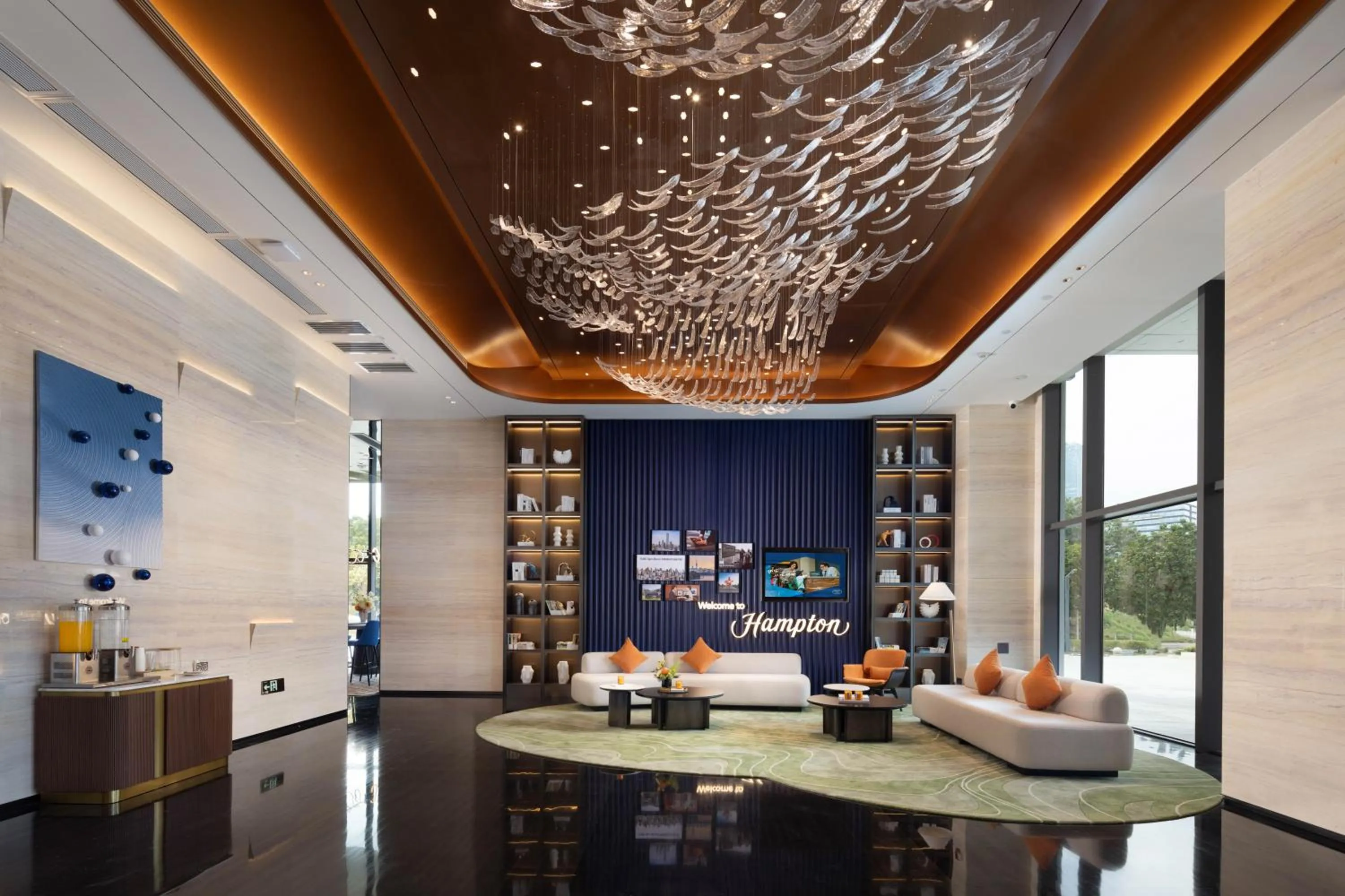 Seating area in Hampton by Hilton Dongguan Liaobu Songshan Lake Avenue
