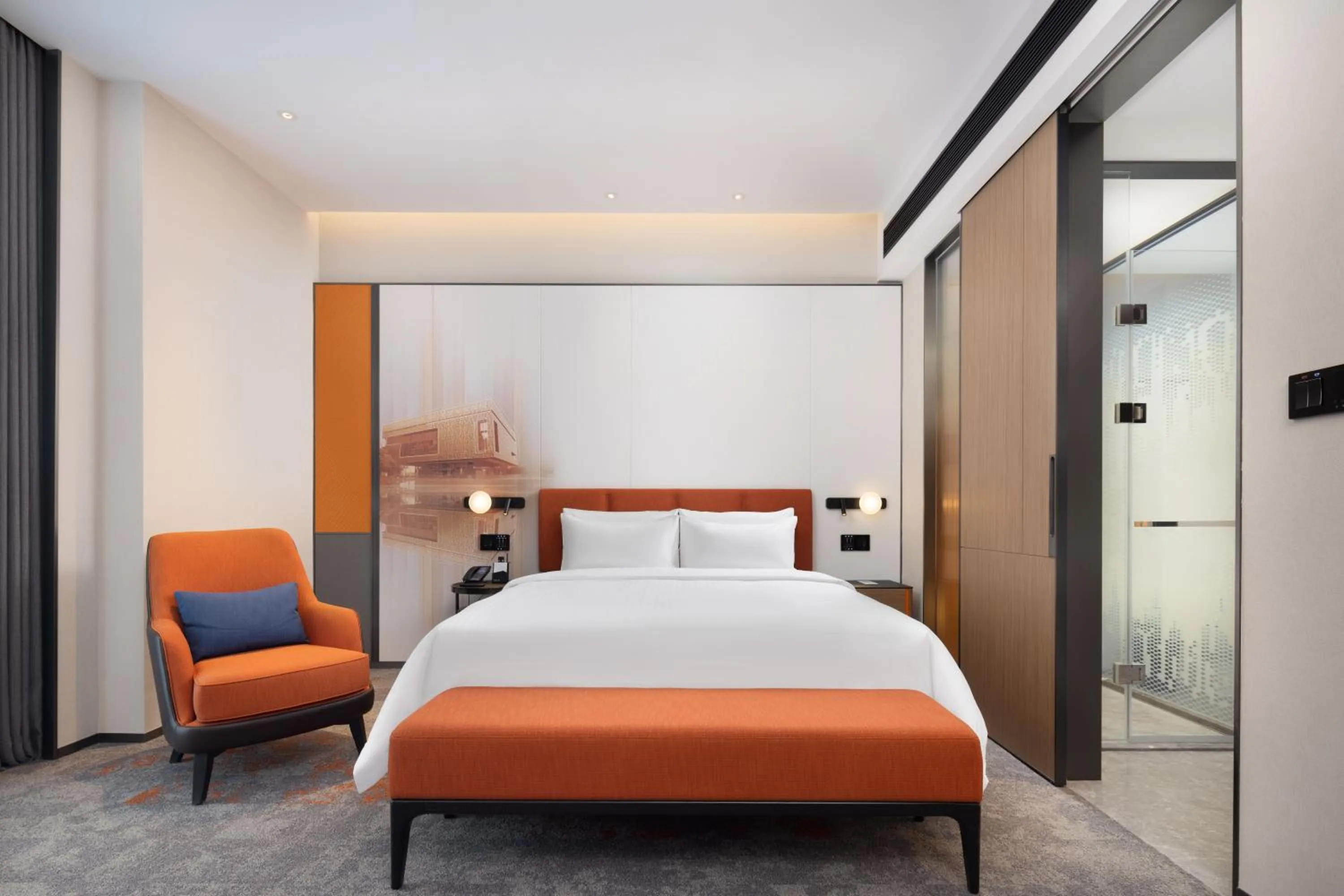 Bed in Hampton by Hilton Dongguan Liaobu Songshan Lake Avenue
