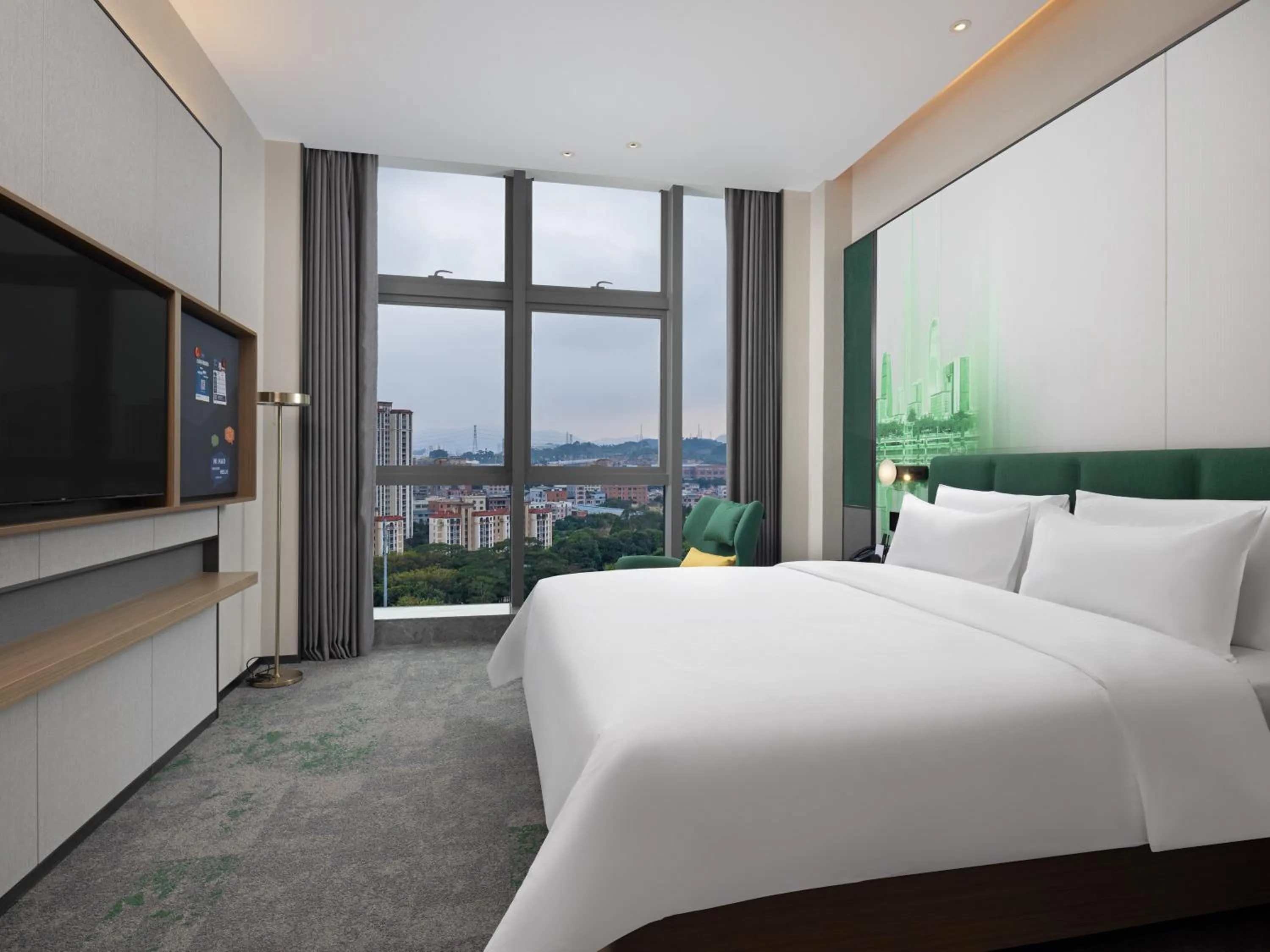 Property building, Bed in Hampton by Hilton Dongguan Liaobu Songshan Lake Avenue
