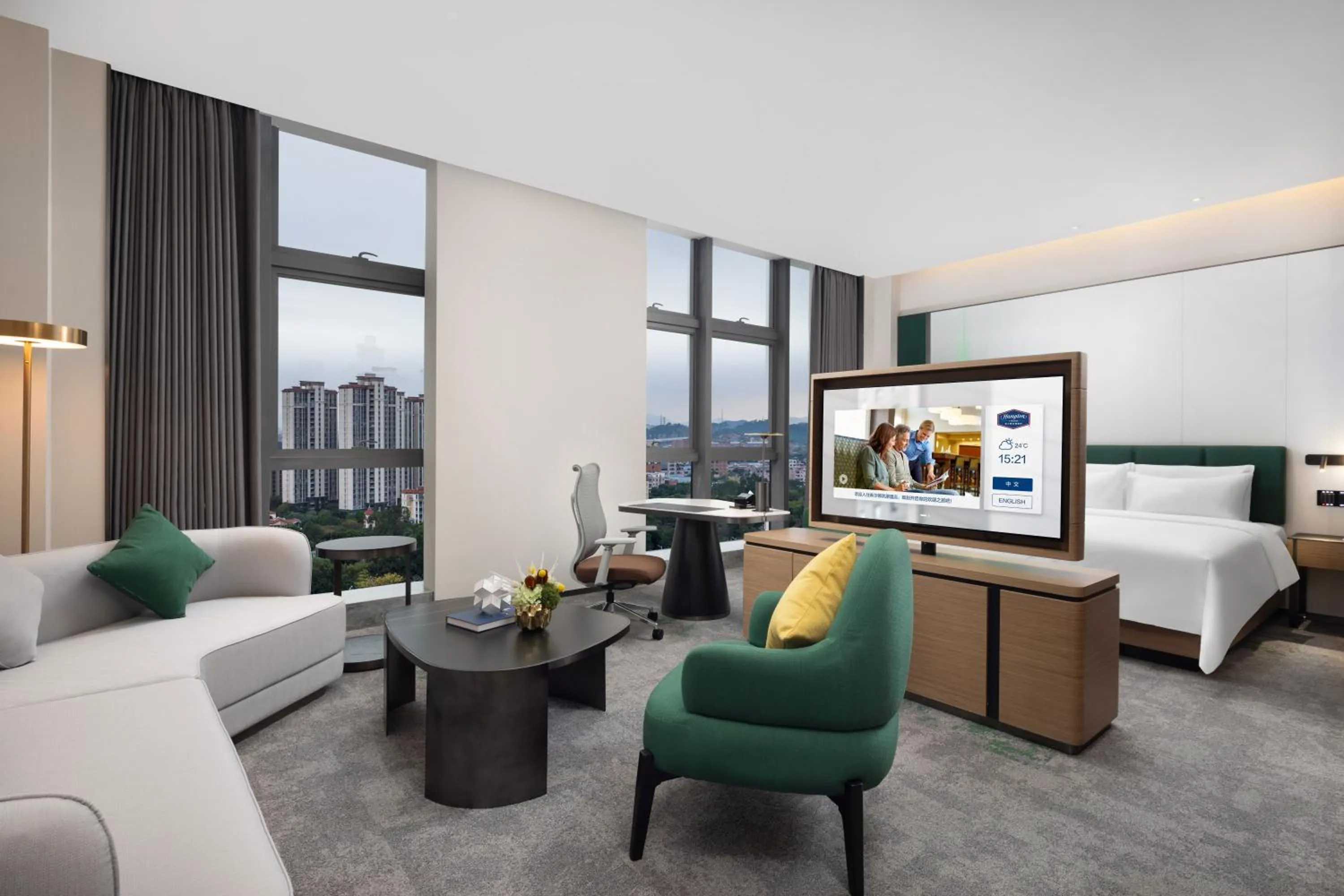 Photo of the whole room, Bed in Hampton by Hilton Dongguan Liaobu Songshan Lake Avenue