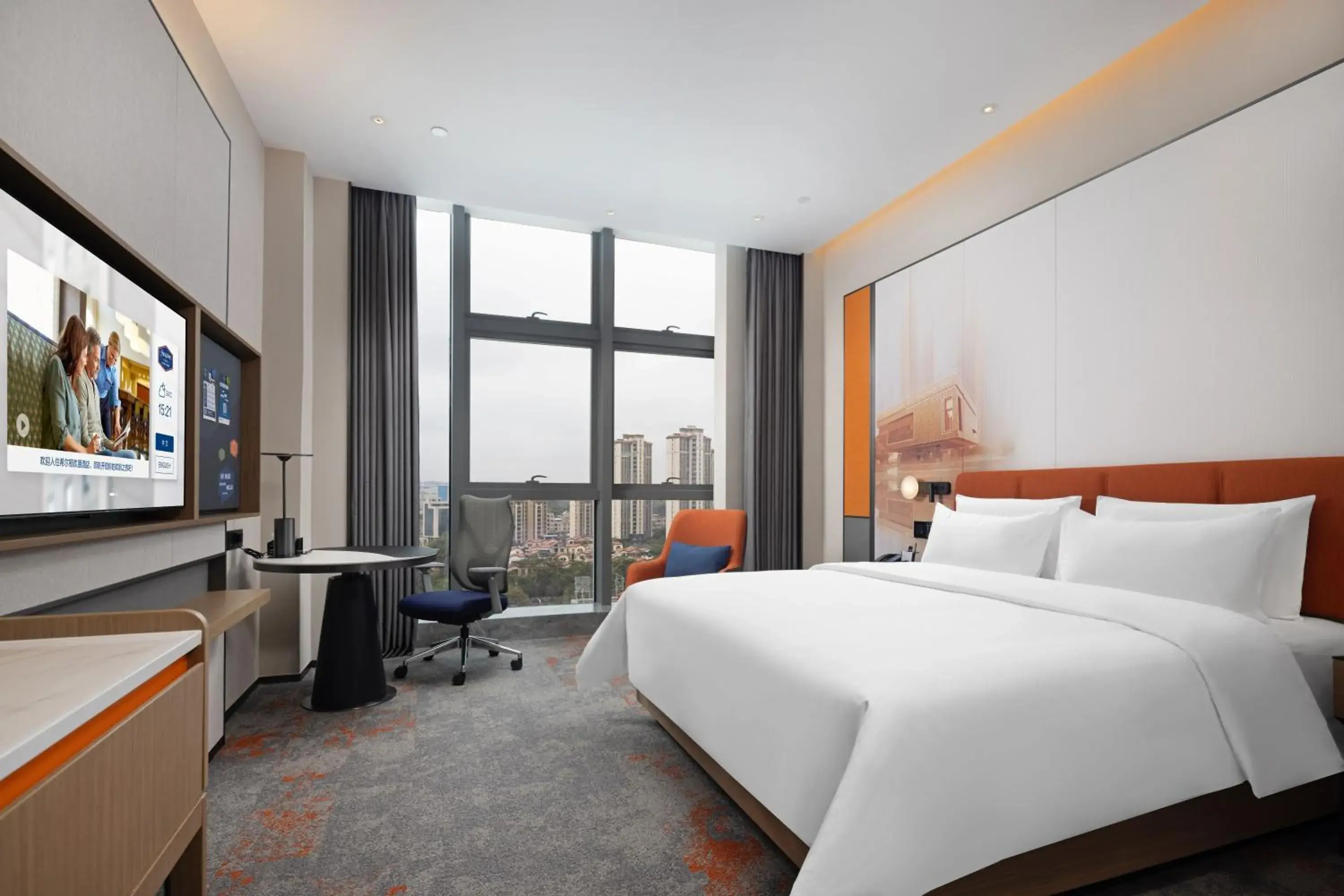 Bedroom, Bed in Hampton by Hilton Dongguan Liaobu Songshan Lake Avenue Bedroom, Bed in Hampton by Hilton Dongguan Liaobu Songshan Lake Avenue