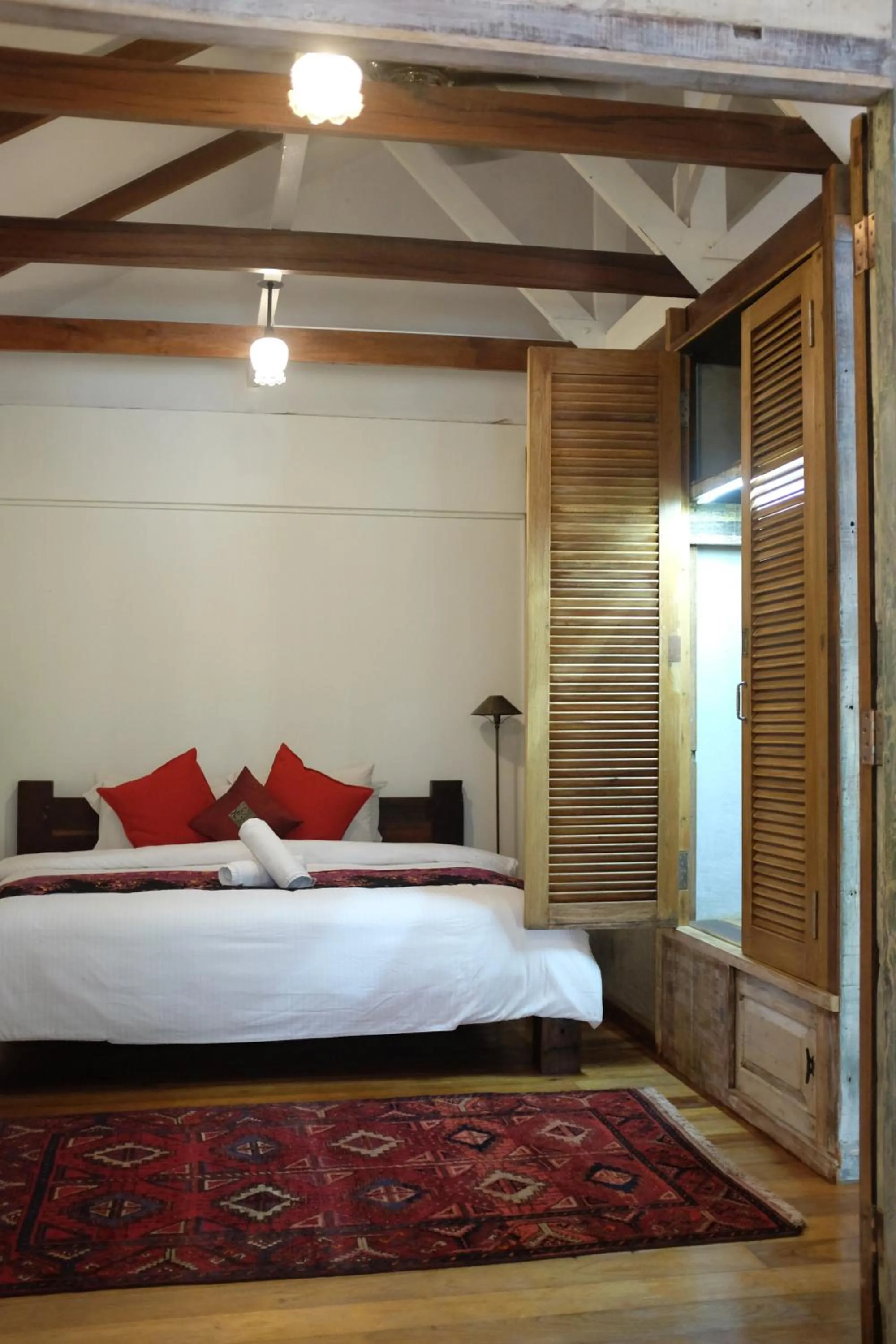 Bed in Panji Panji Tropical Wooden Home