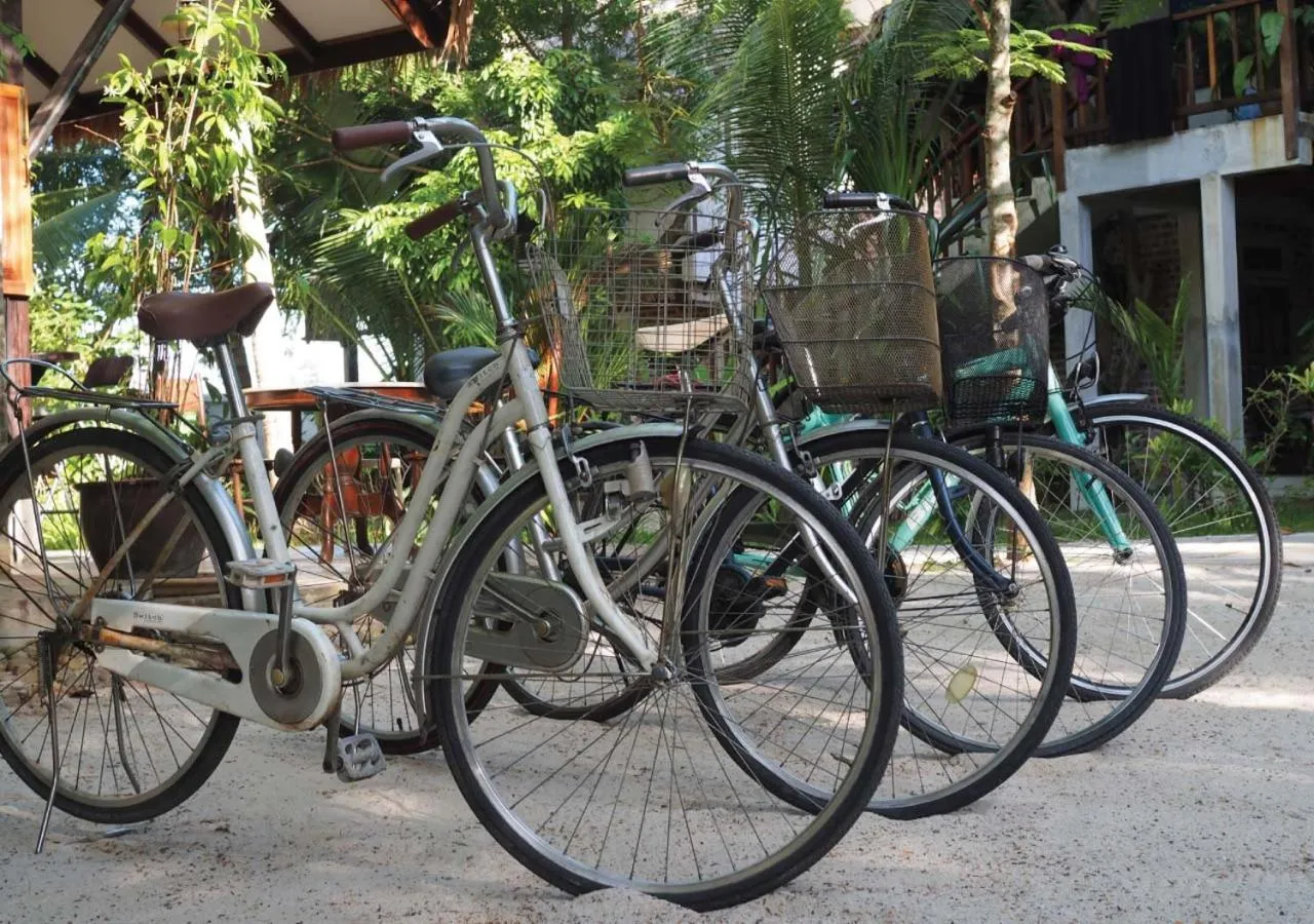 Cycling in Panji Panji Tropical Wooden Home