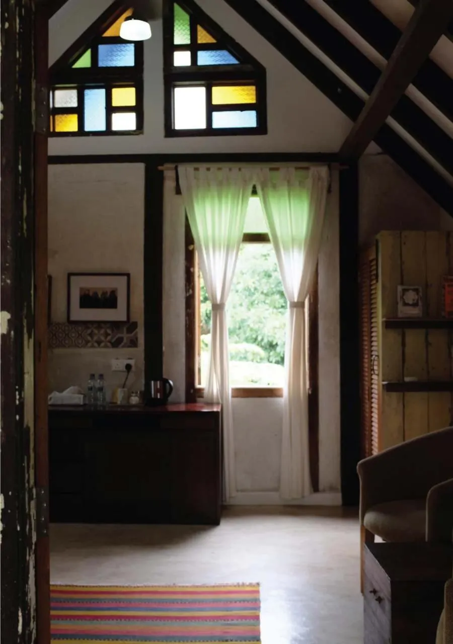Living room in Panji Panji Tropical Wooden Home