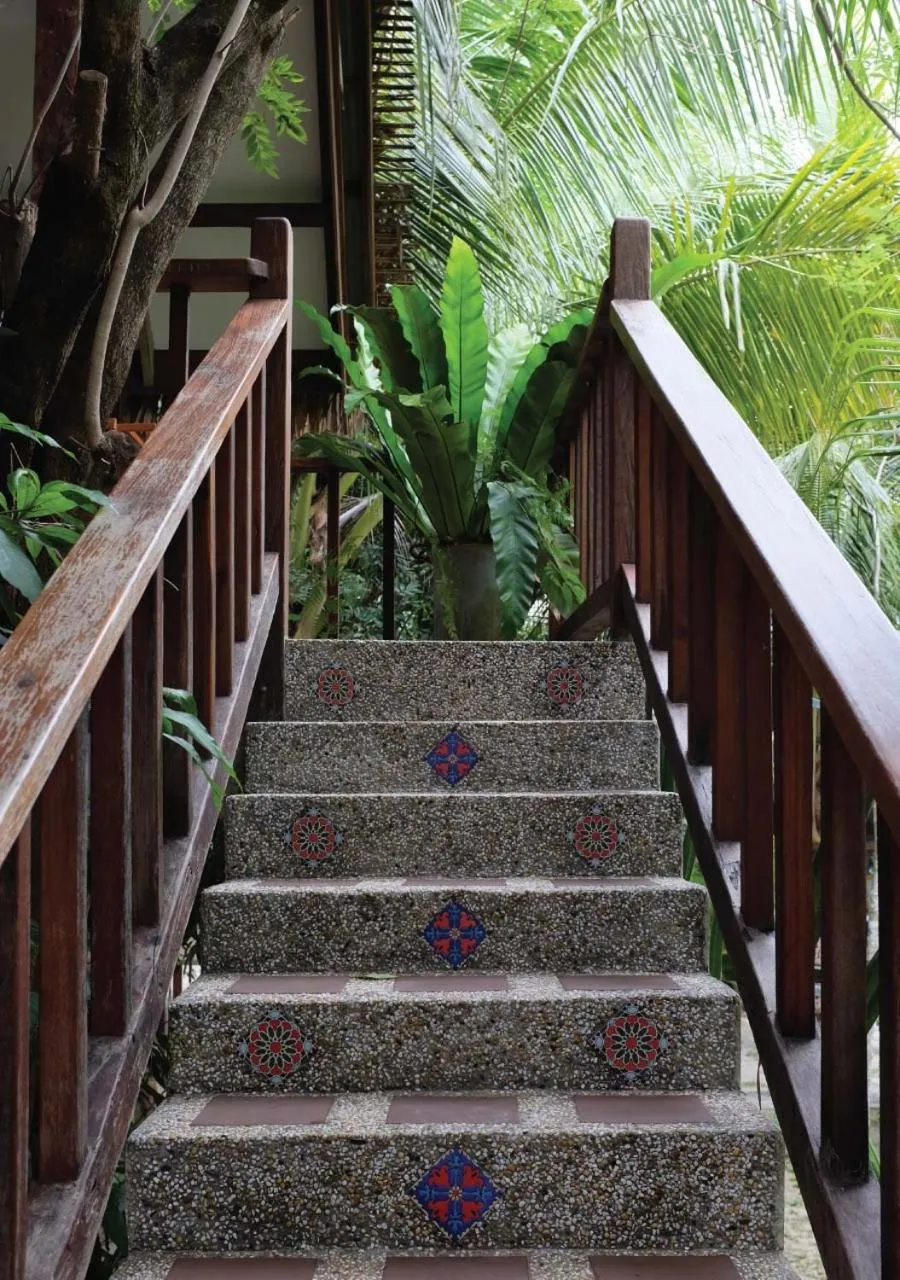 Balcony/Terrace in Panji Panji Tropical Wooden Home