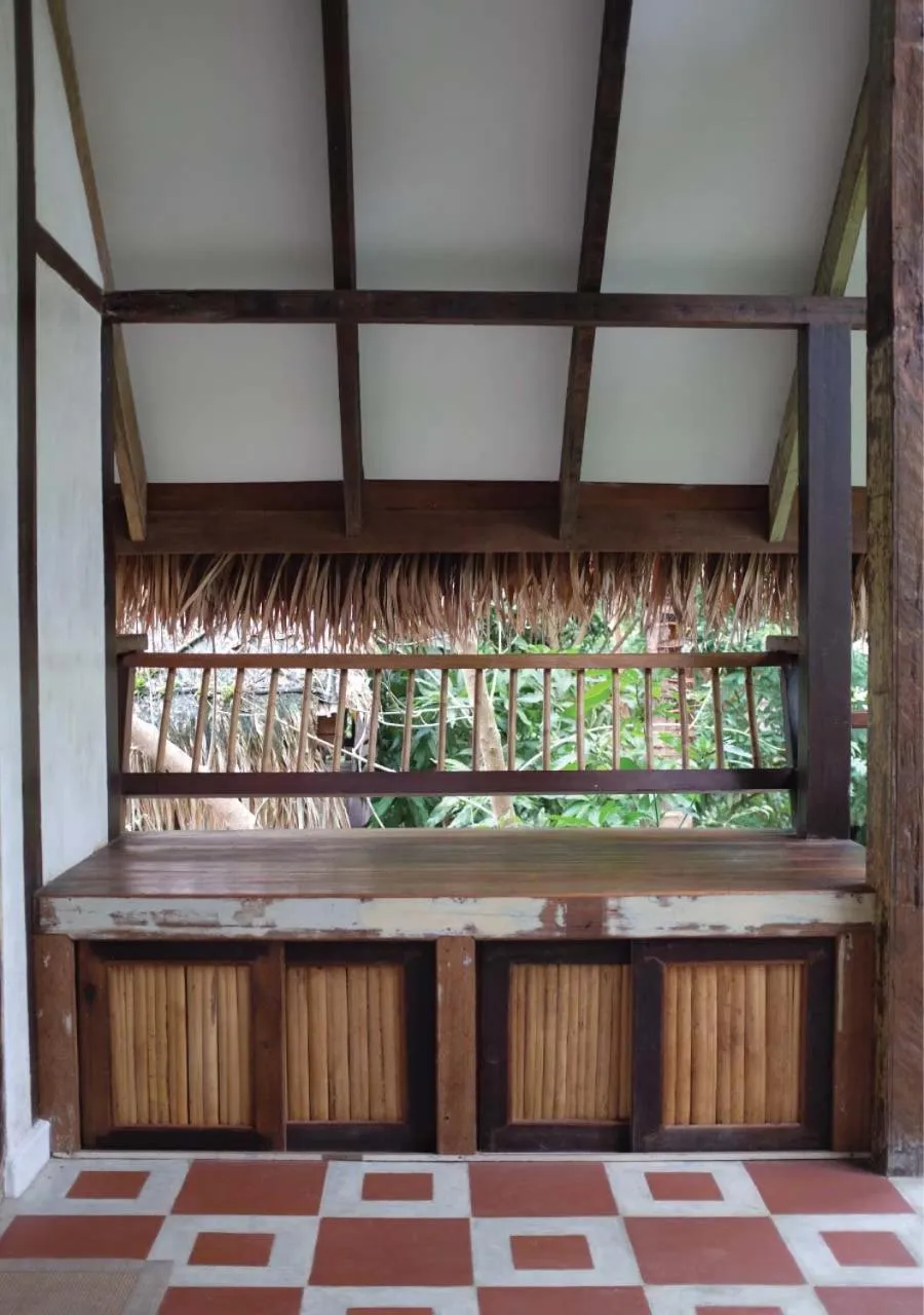 Balcony/Terrace in Panji Panji Tropical Wooden Home