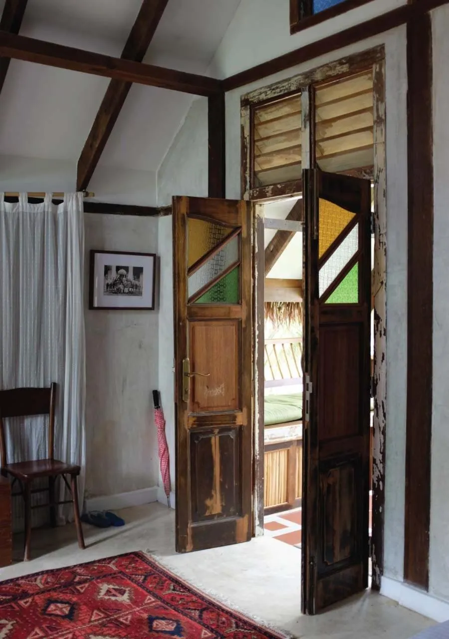 Balcony/Terrace in Panji Panji Tropical Wooden Home