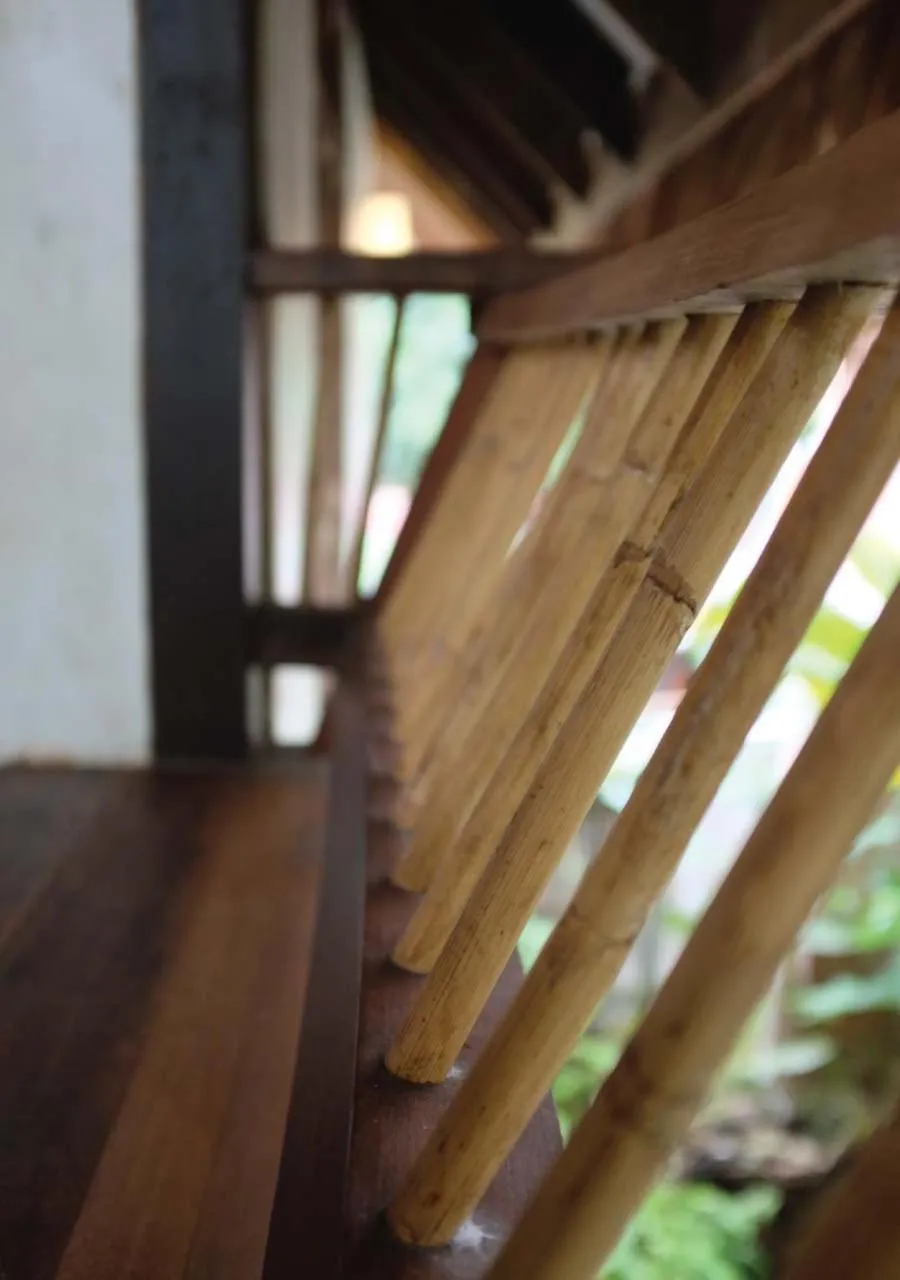 Balcony/Terrace in Panji Panji Tropical Wooden Home