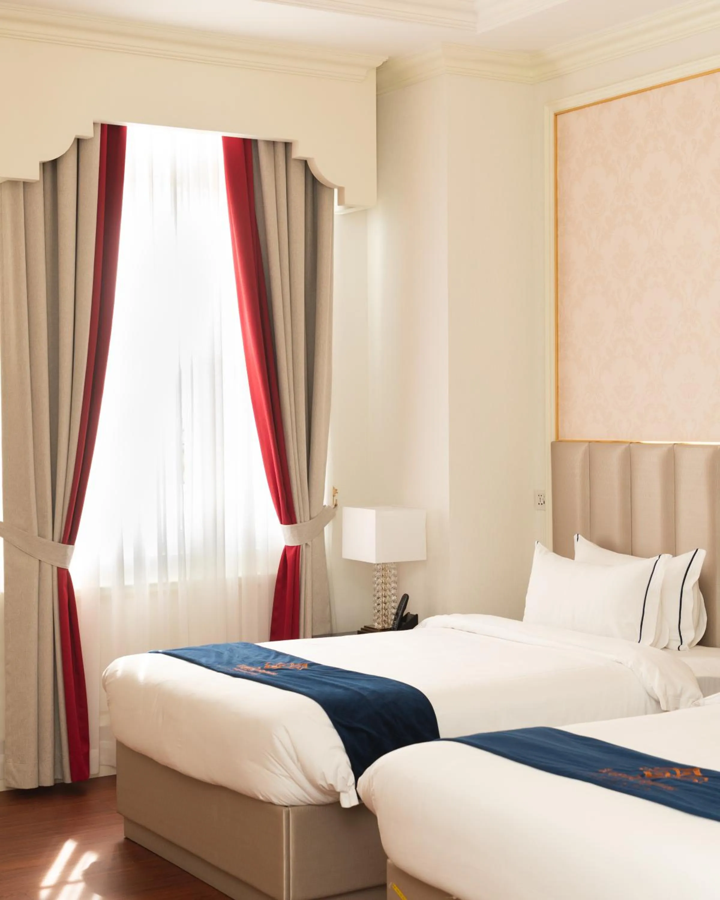 Bed in THE PREMIER PALACE HOTEL AND SPA