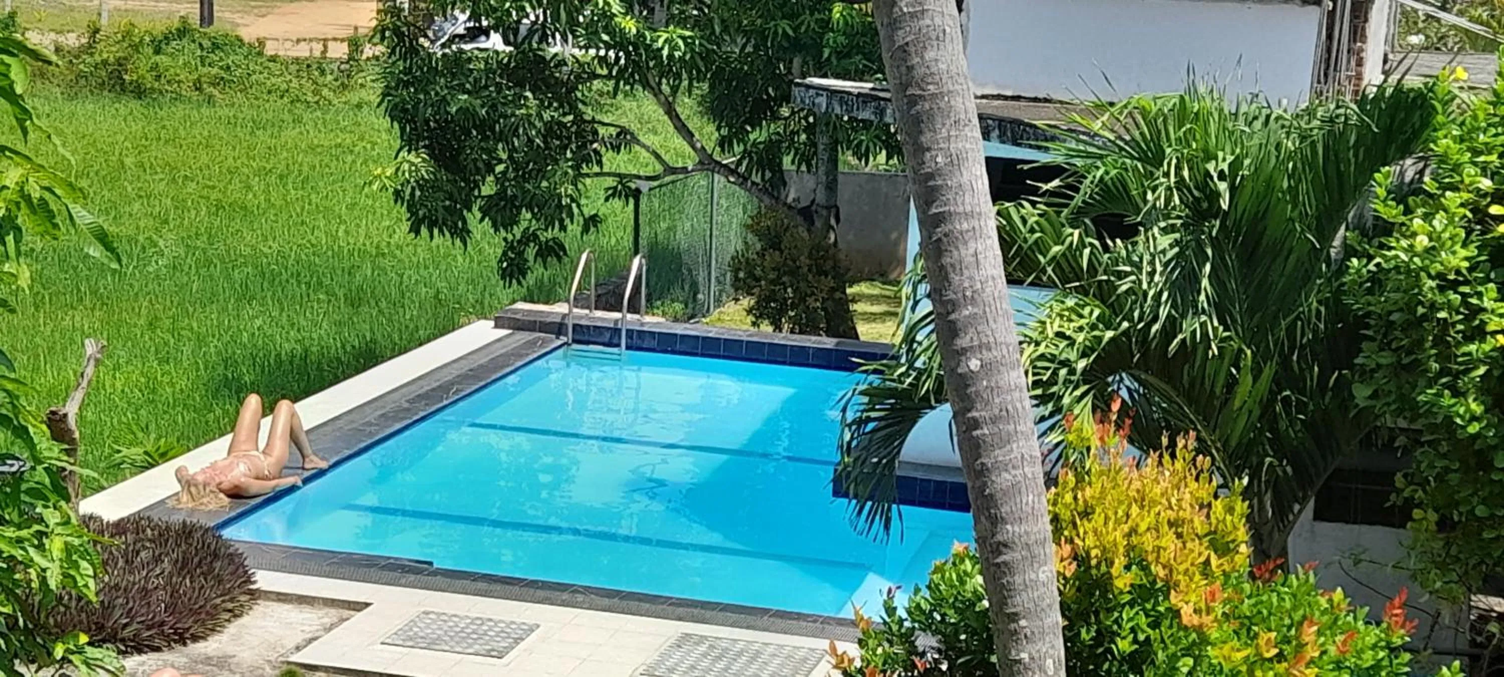 Pool view in Traveller's Home Hotel