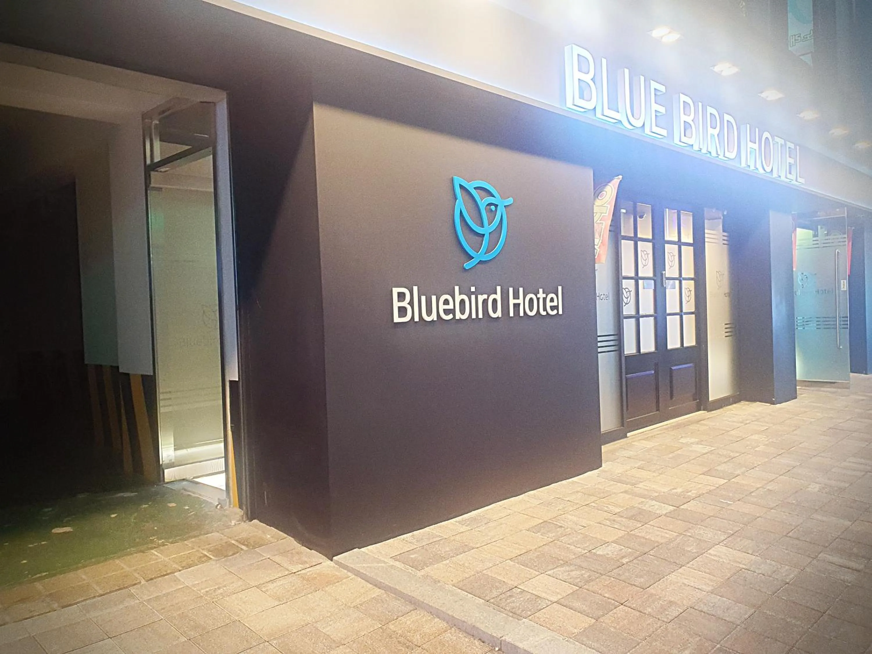 Property building in Bluebird Hotel