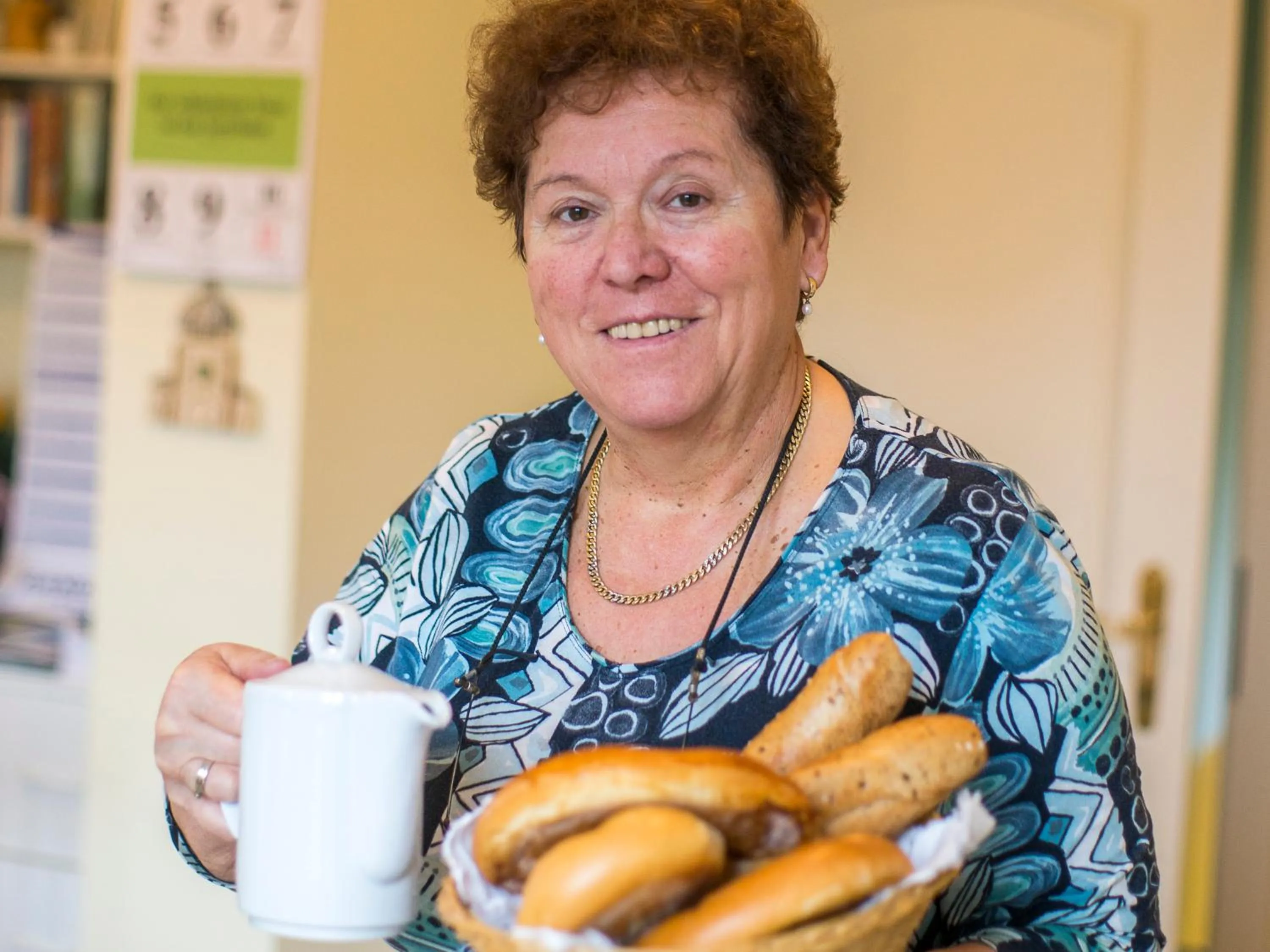 People in Ferien beim Treiber