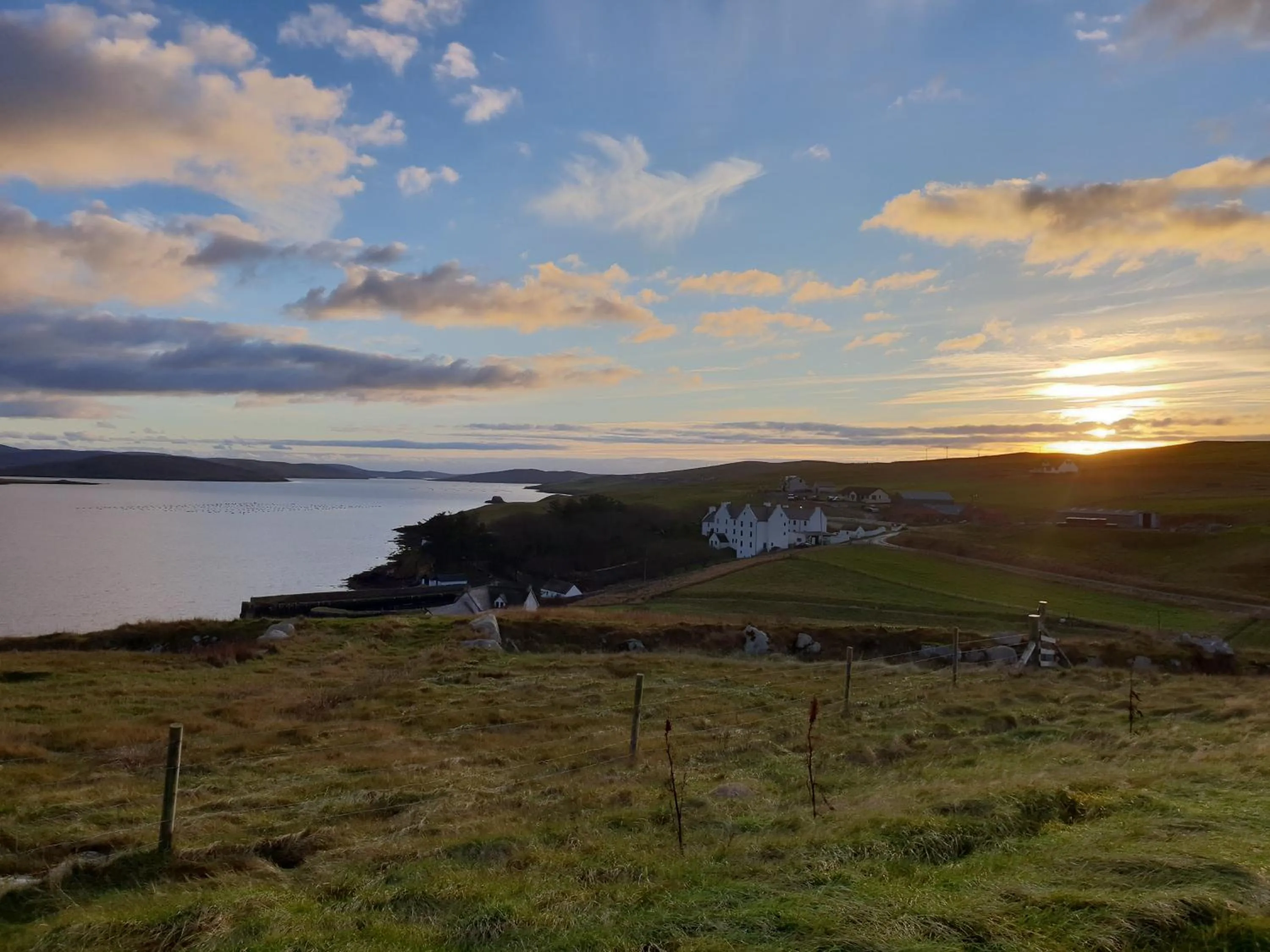 Natural landscape in Busta House Hotel