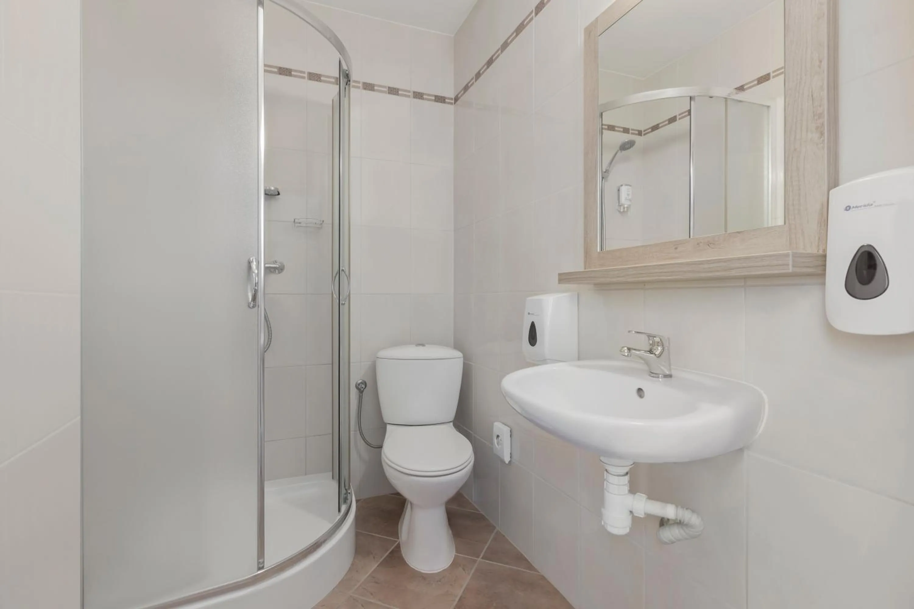 Shower in Baltic Hotel