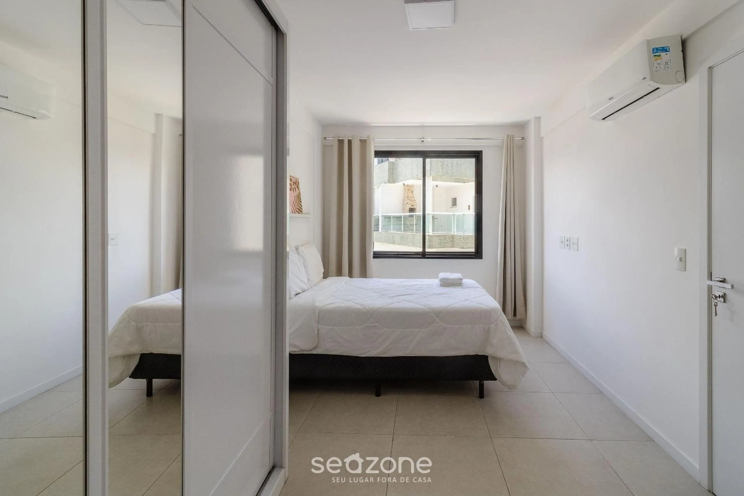 Bedroom, Bed in Encantador apto em Cabo Frio SDA311