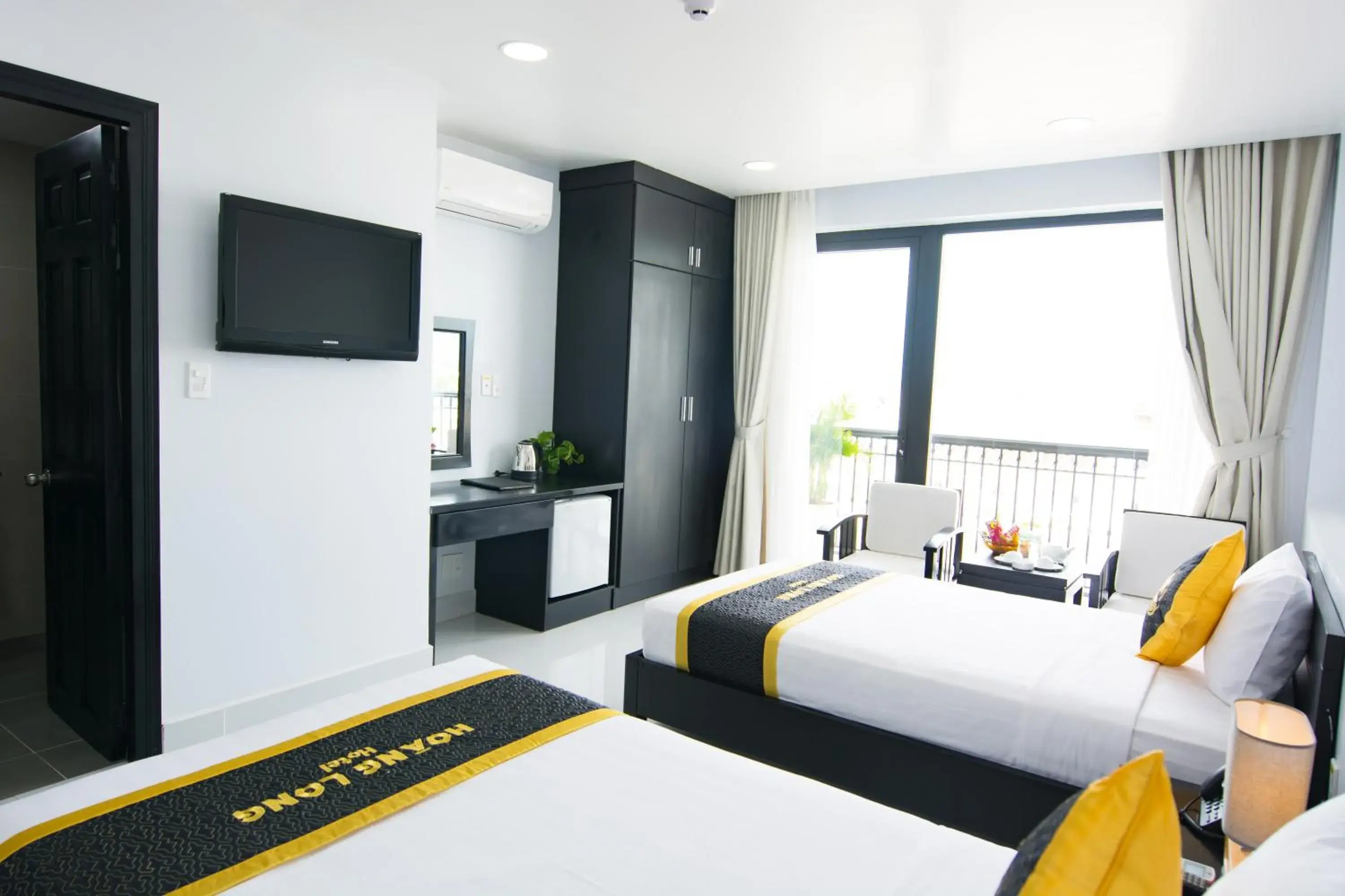 Bed in Hoang Long Hotel Phan Thiết Bed in Hoang Long Hotel Phan Thiết