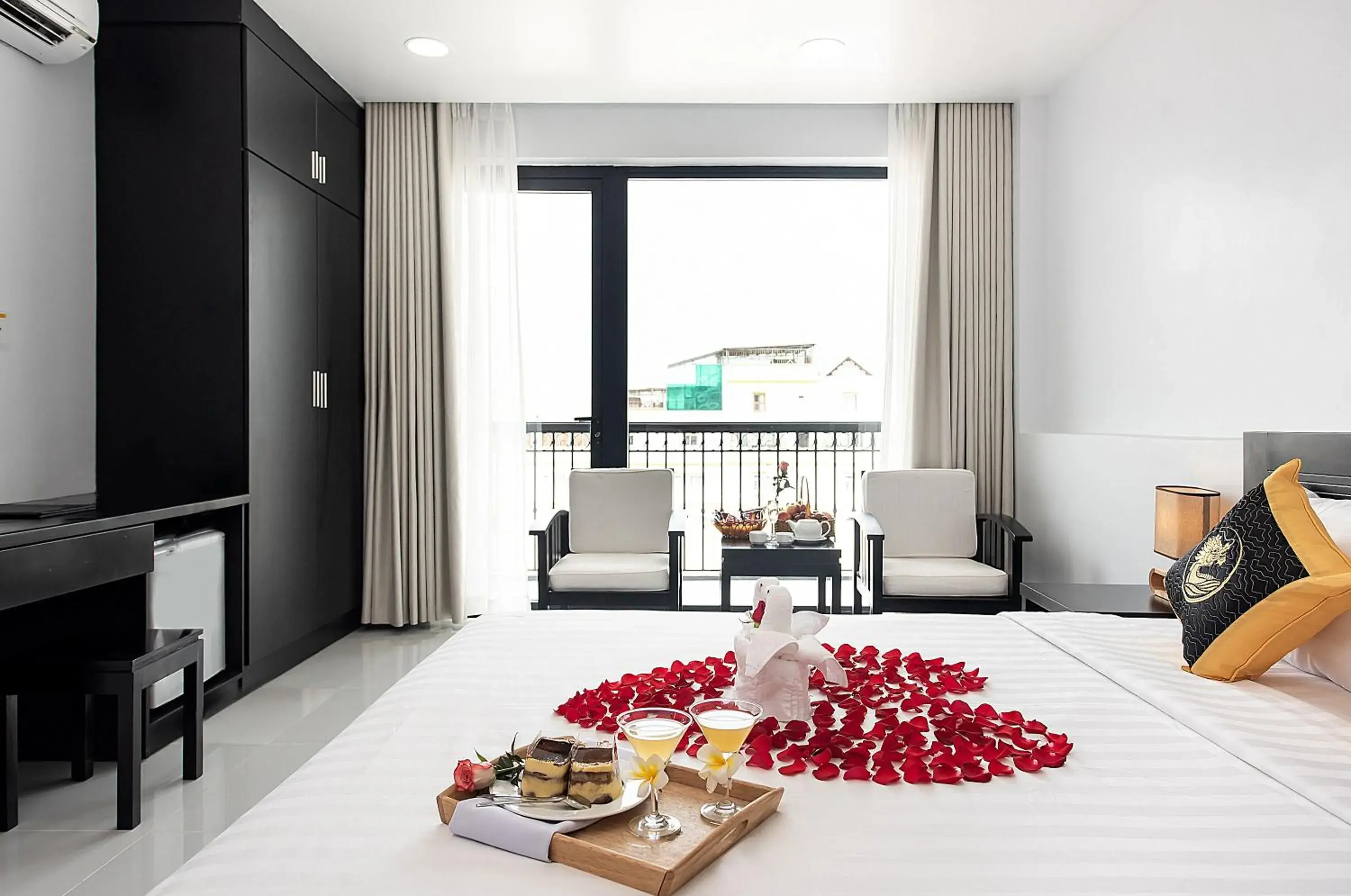 Bed in Hoang Long Hotel Phan Thiết Bed in Hoang Long Hotel Phan Thiết