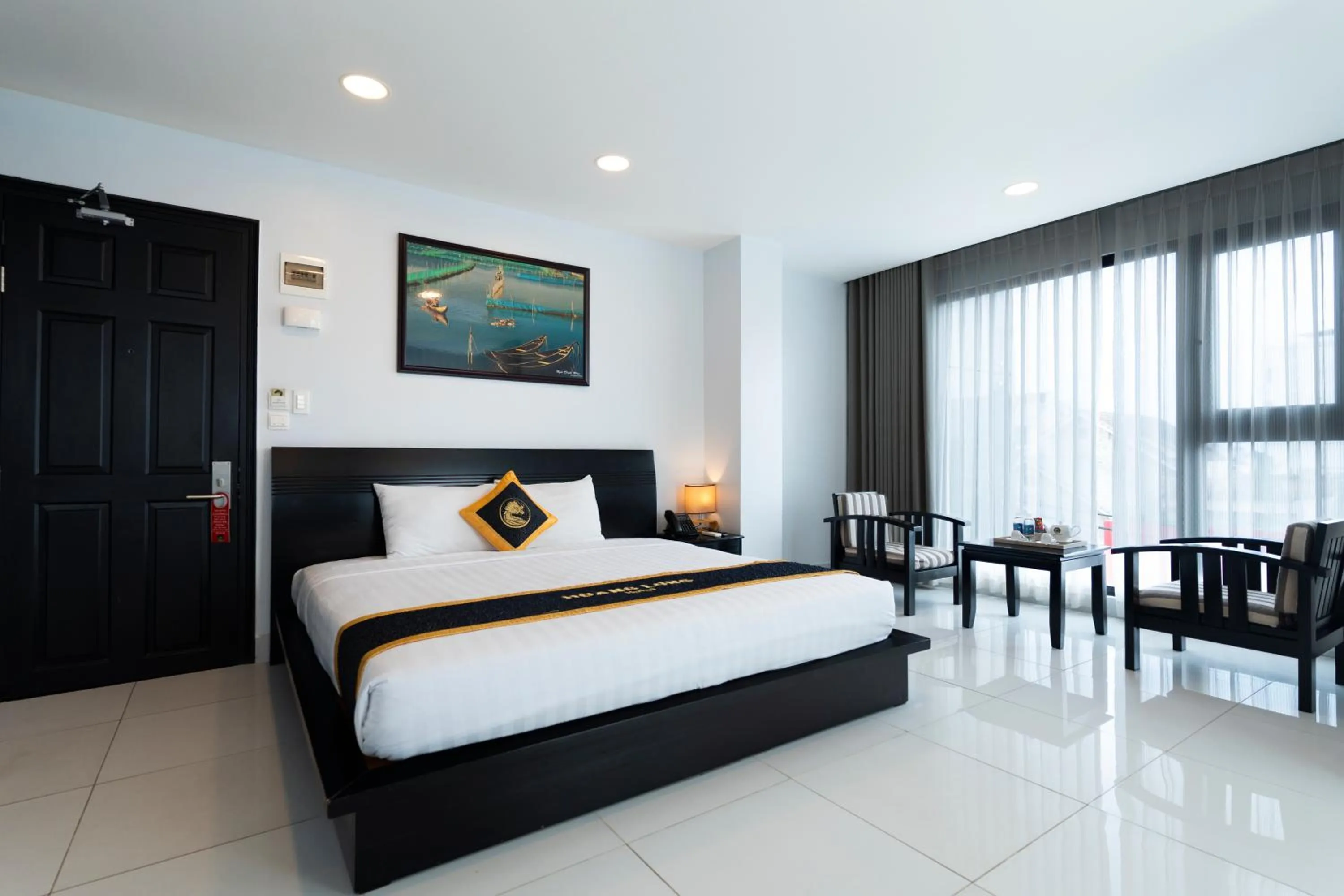 Bed in Hoang Long Hotel Phan Thiết