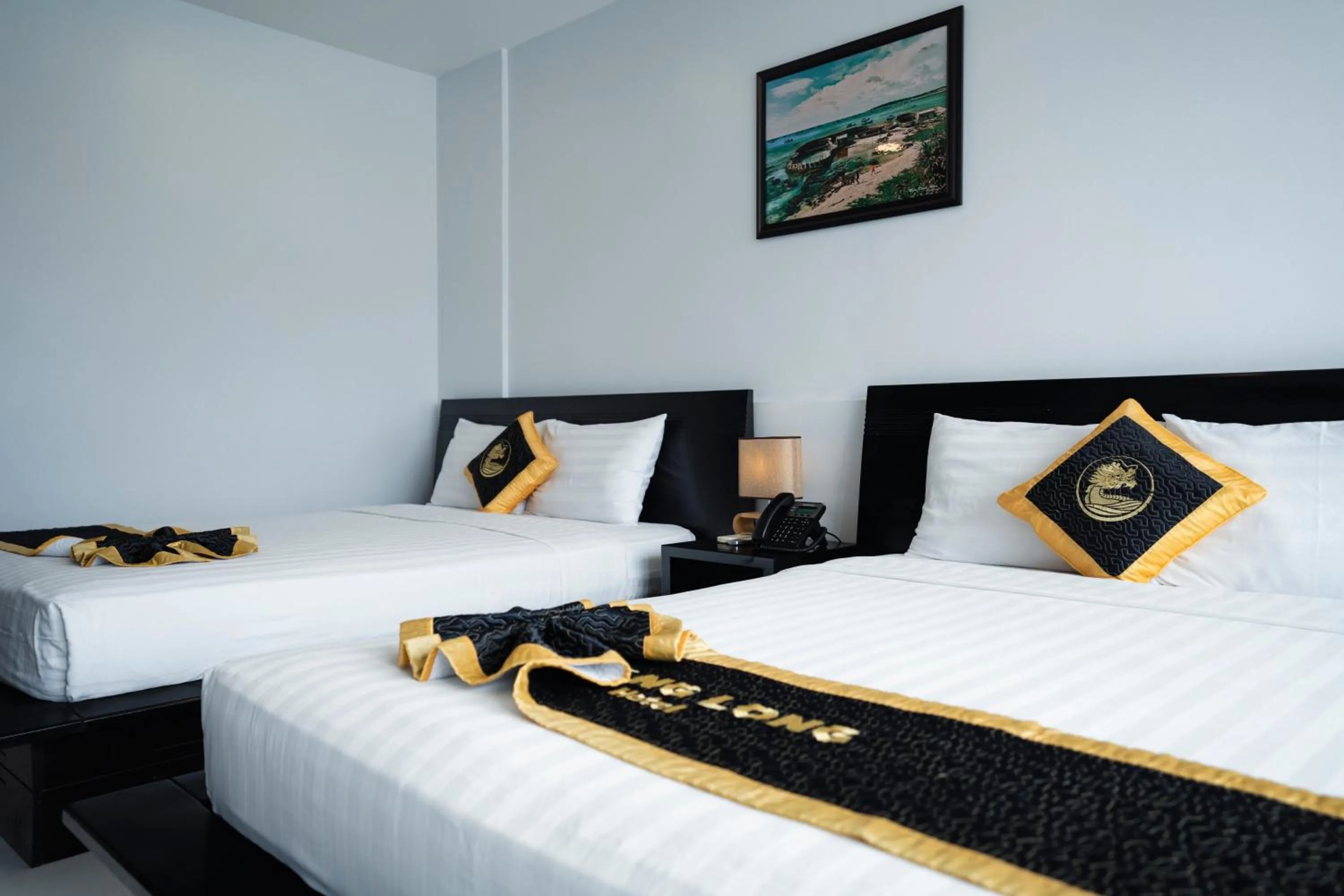 Bed in Hoang Long Hotel Phan Thiết