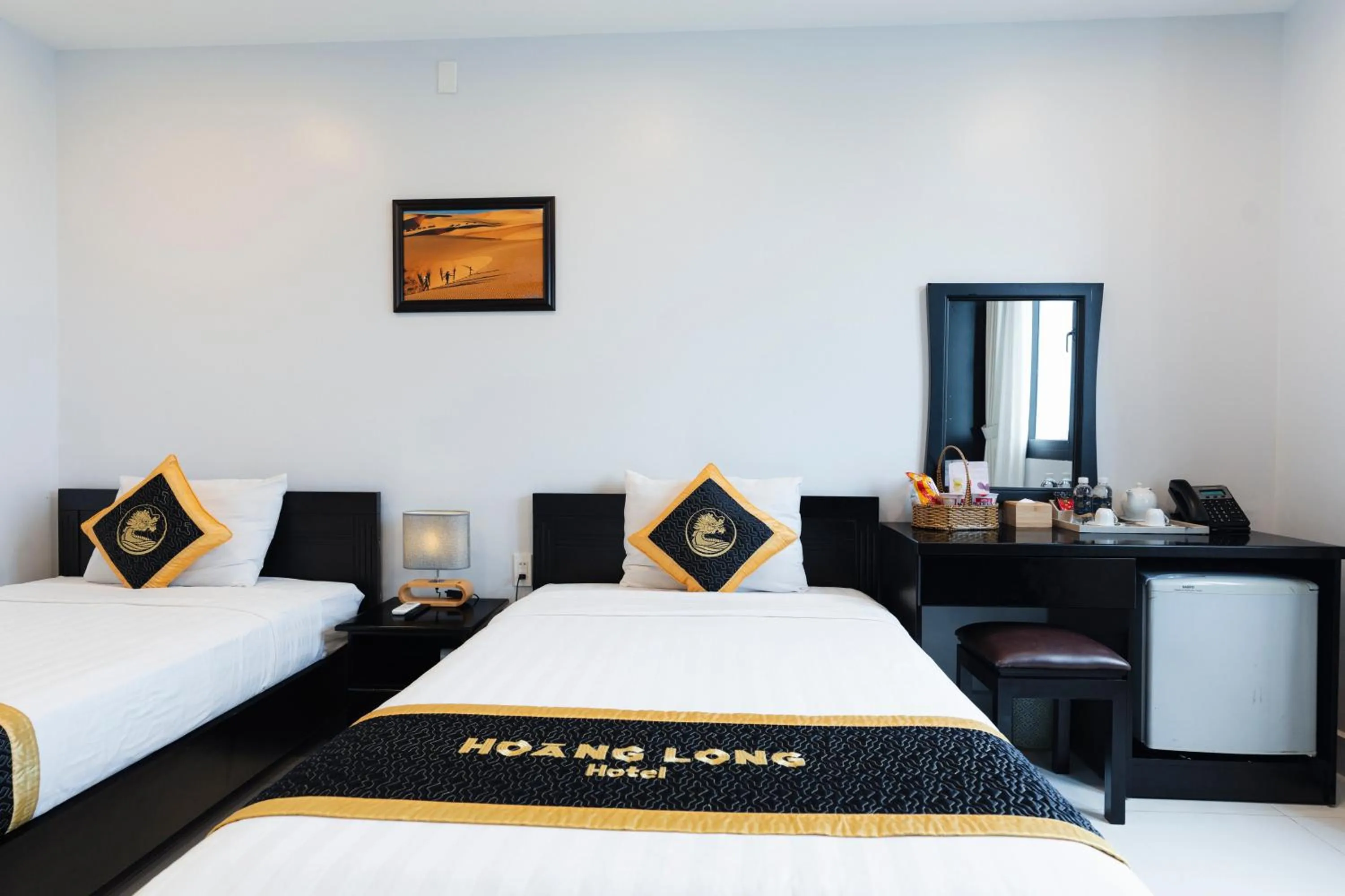 Bed in Hoang Long Hotel Phan Thiết