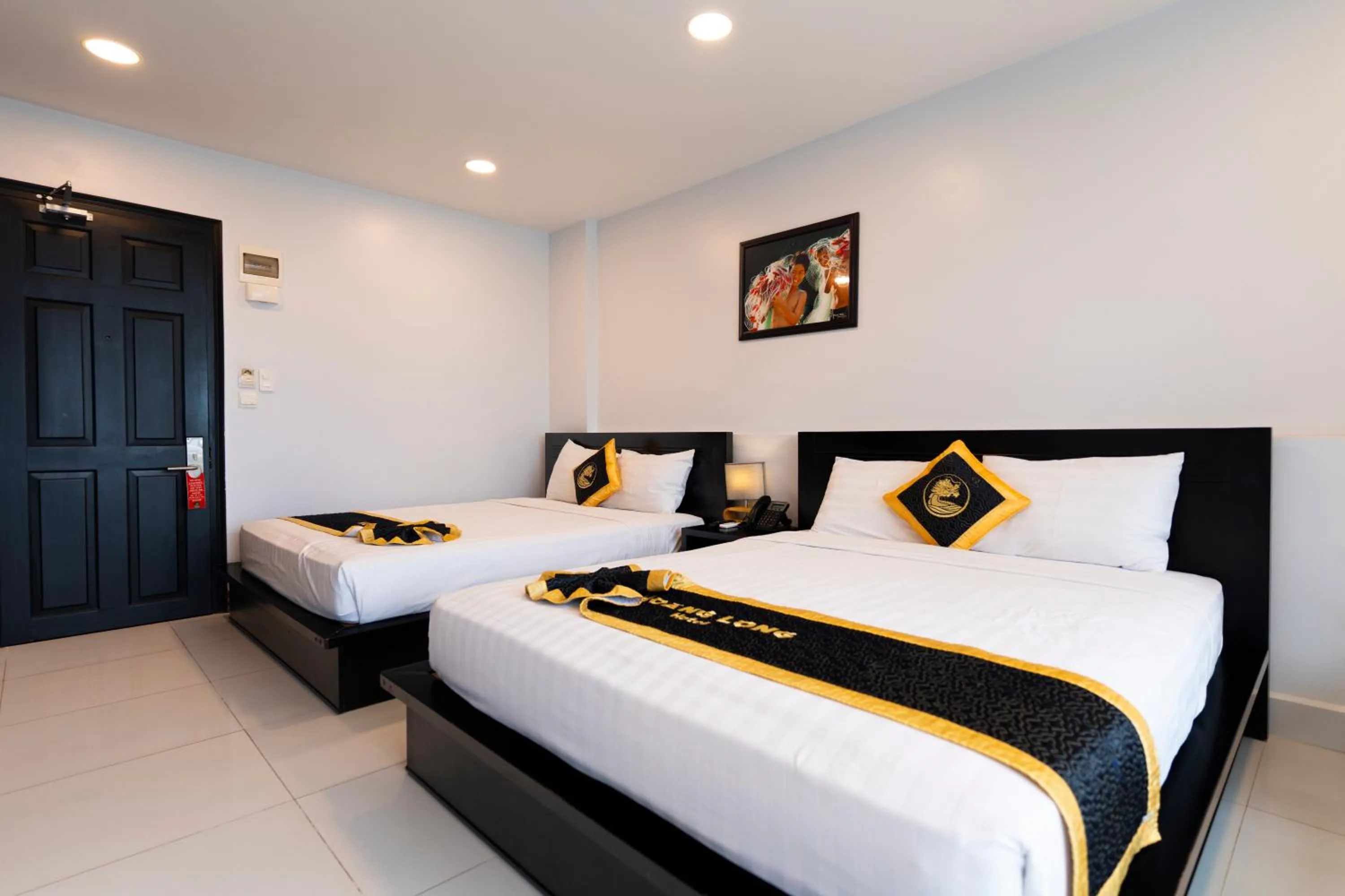 Bed in Hoang Long Hotel Phan Thiết