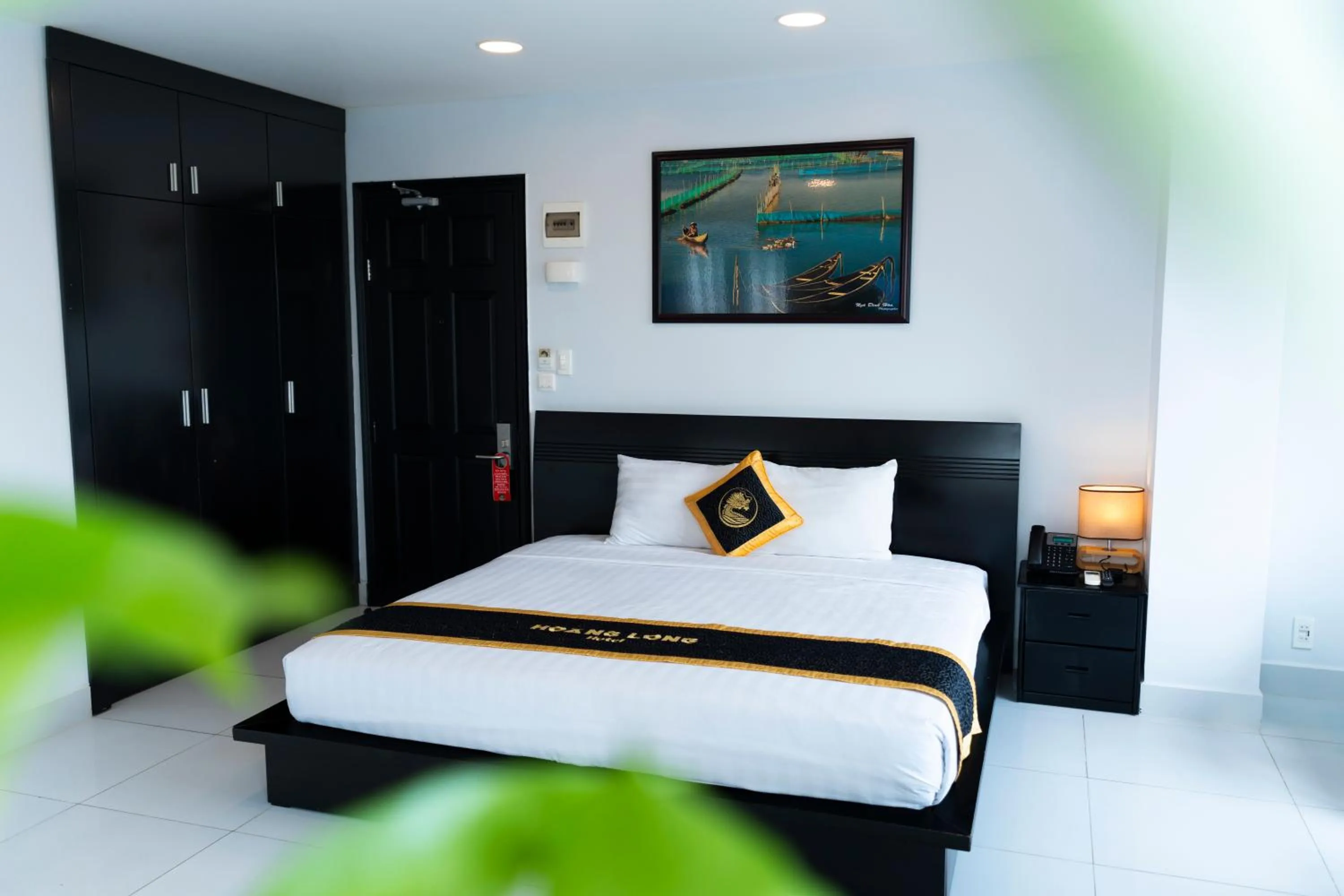 Bed in Hoang Long Hotel Phan Thiết