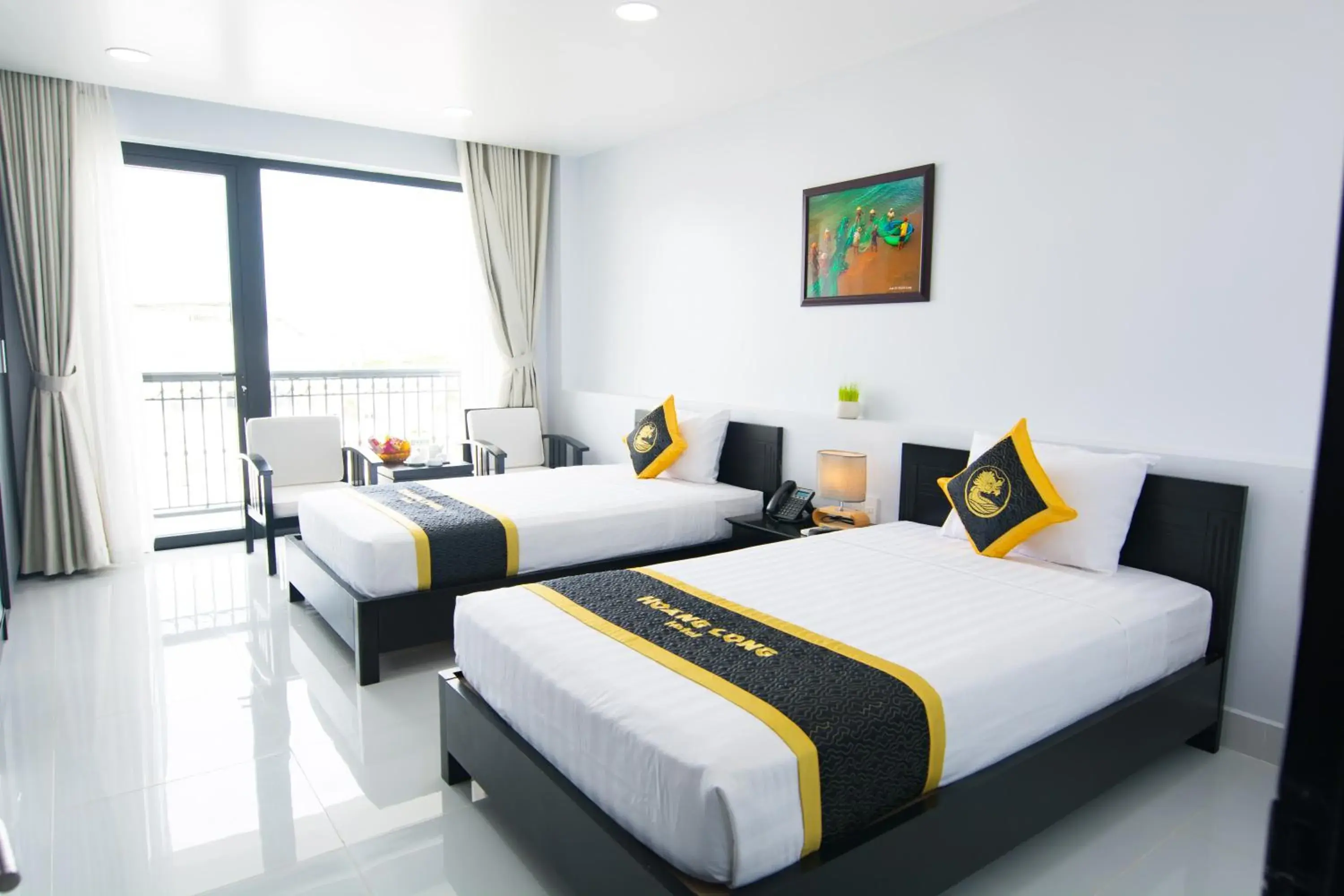 Bed in Hoang Long Hotel Phan Thiết Bed in Hoang Long Hotel Phan Thiết