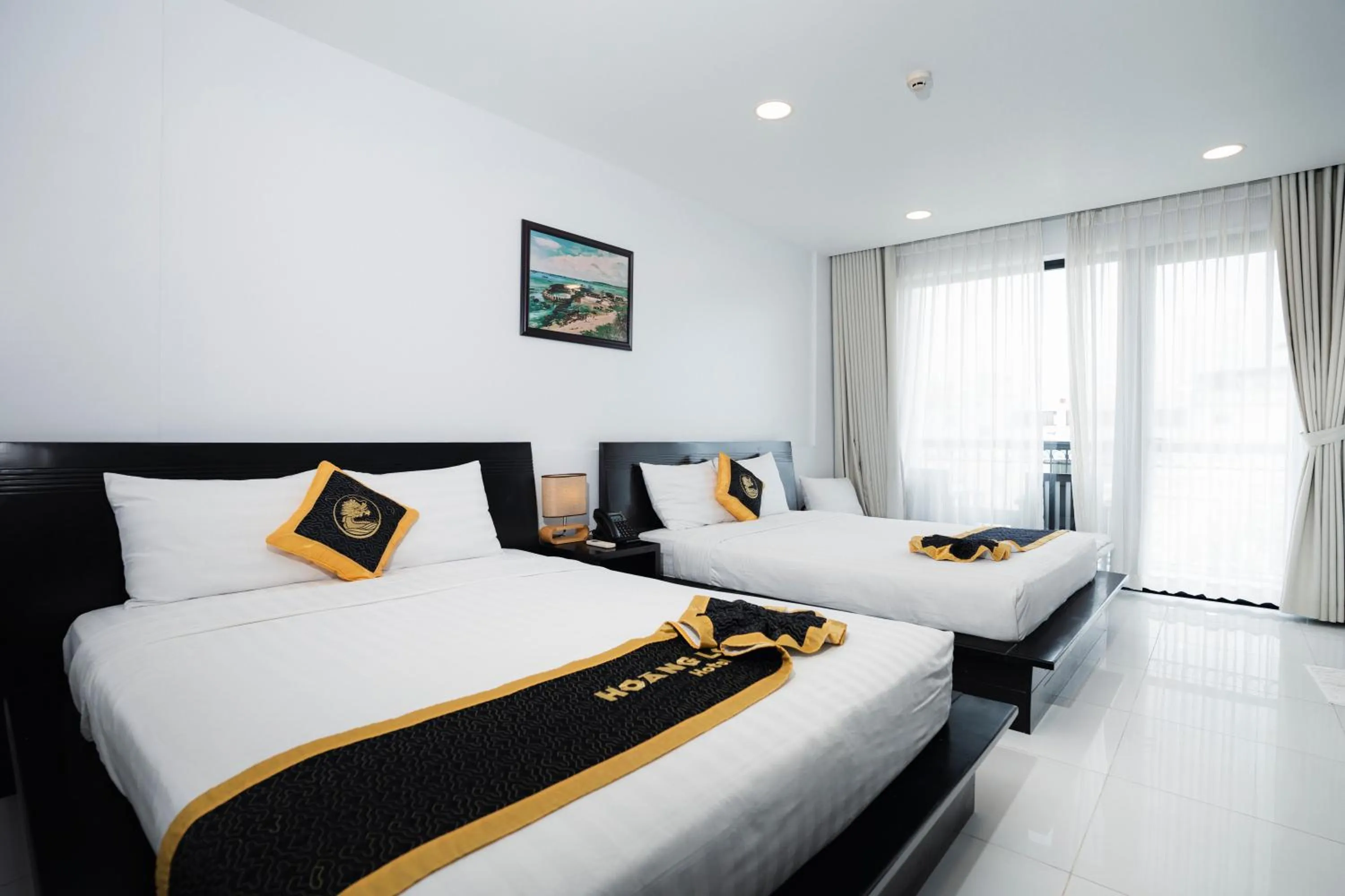 Bed in Hoang Long Hotel Phan Thiết