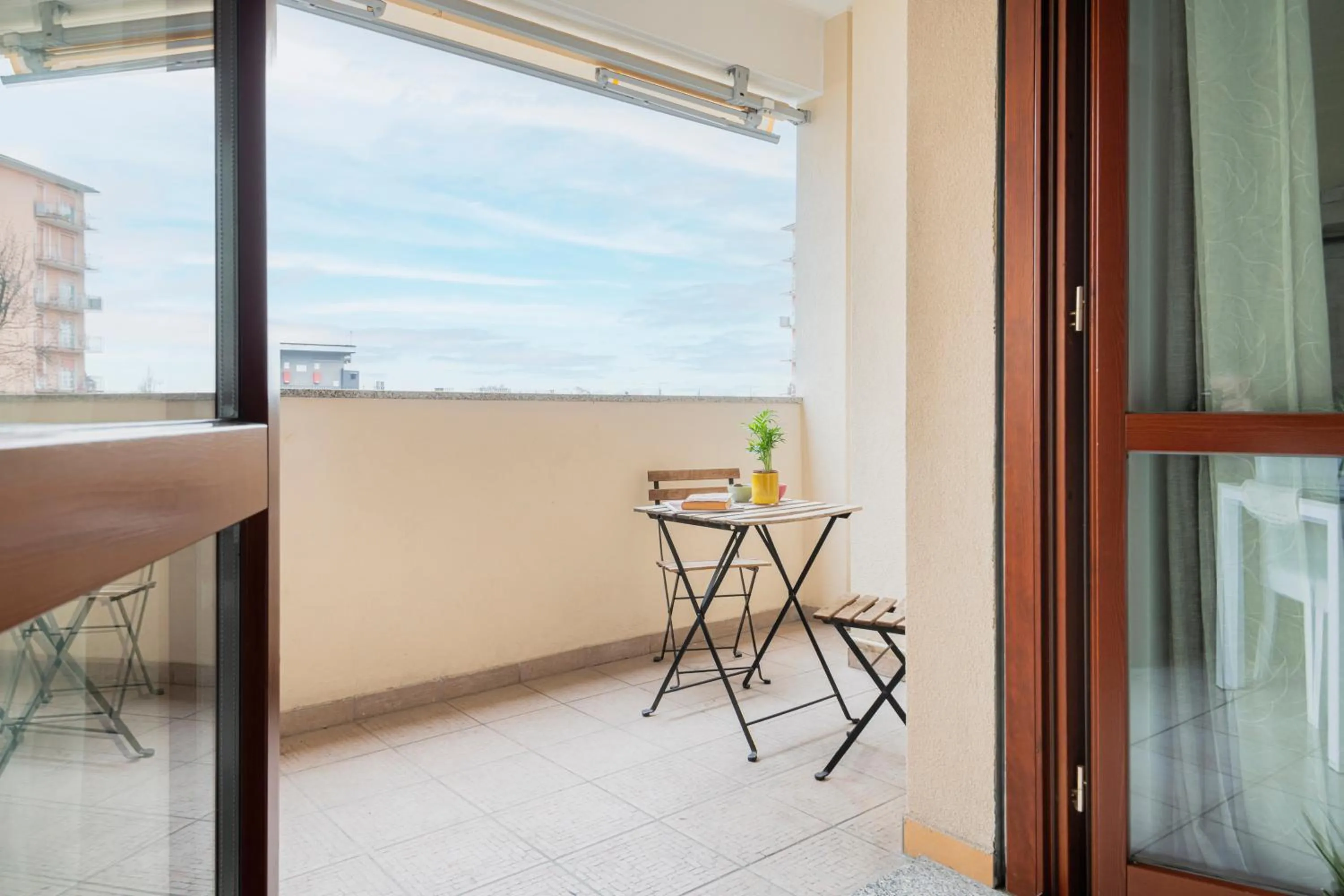 Balcony/Terrace in HQ Aparthotel Milano Inn - Smart Suites