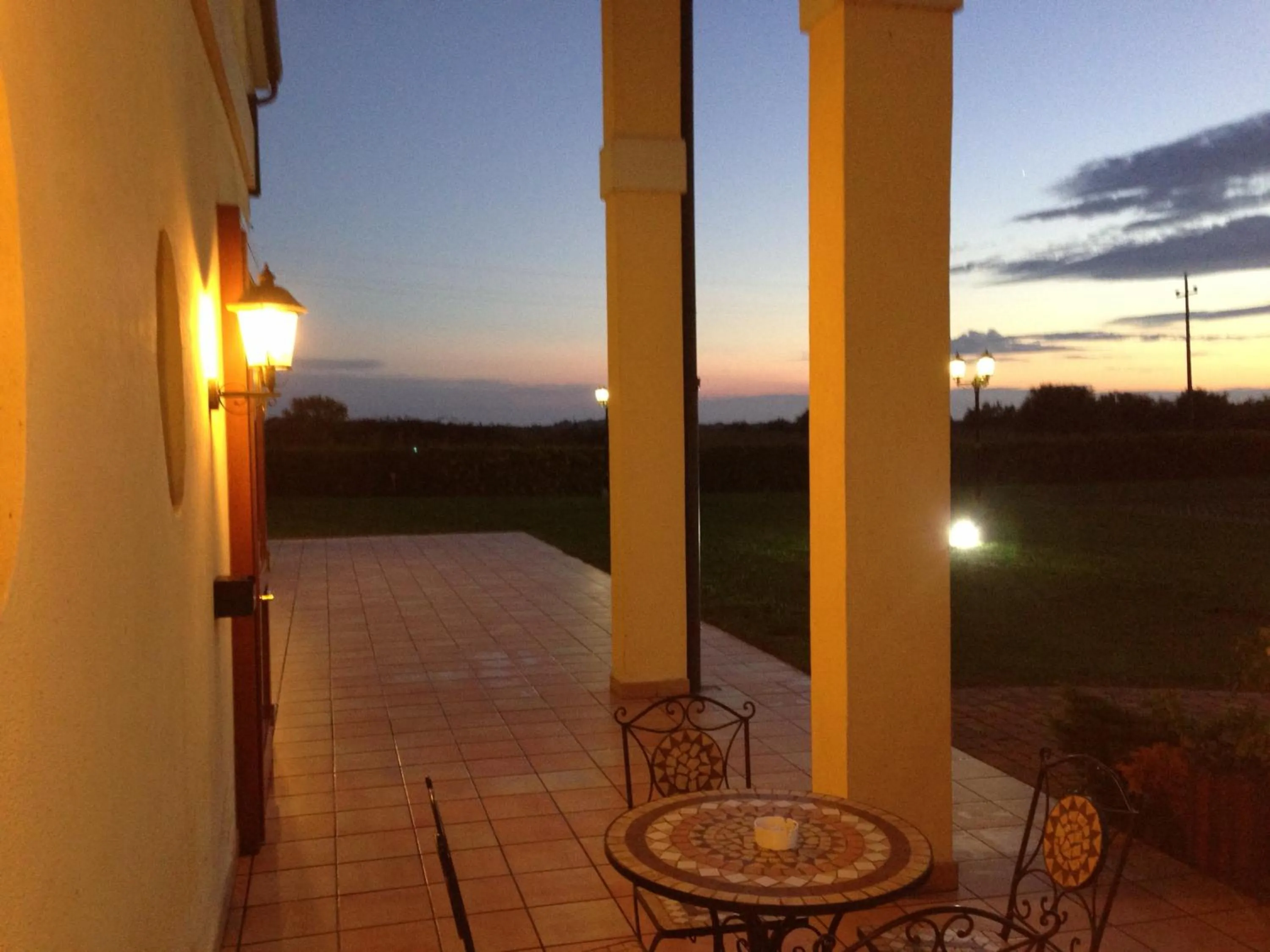 Patio in Il Paradello Albergo