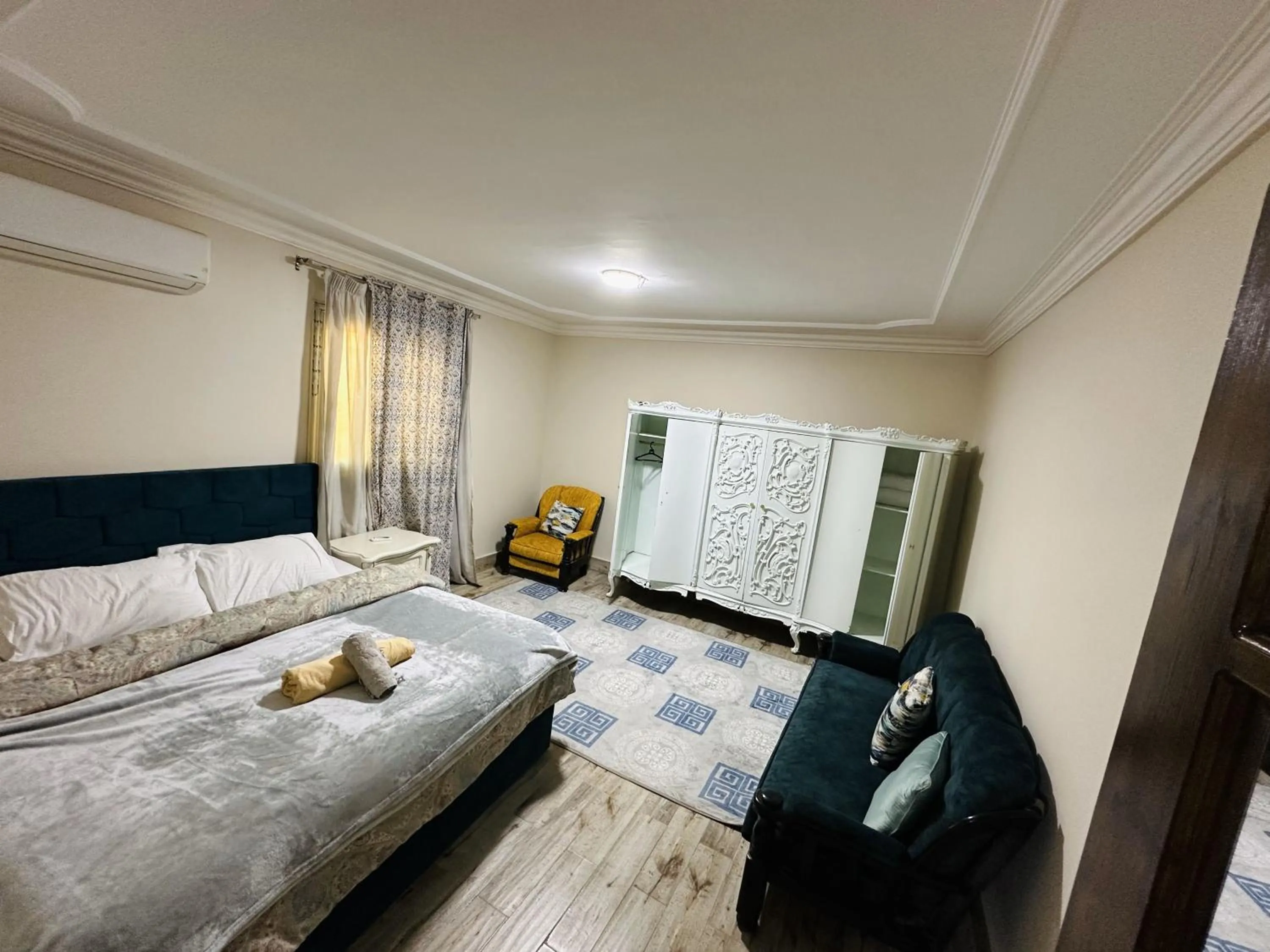 Bed in Queen of the pyramids hotel