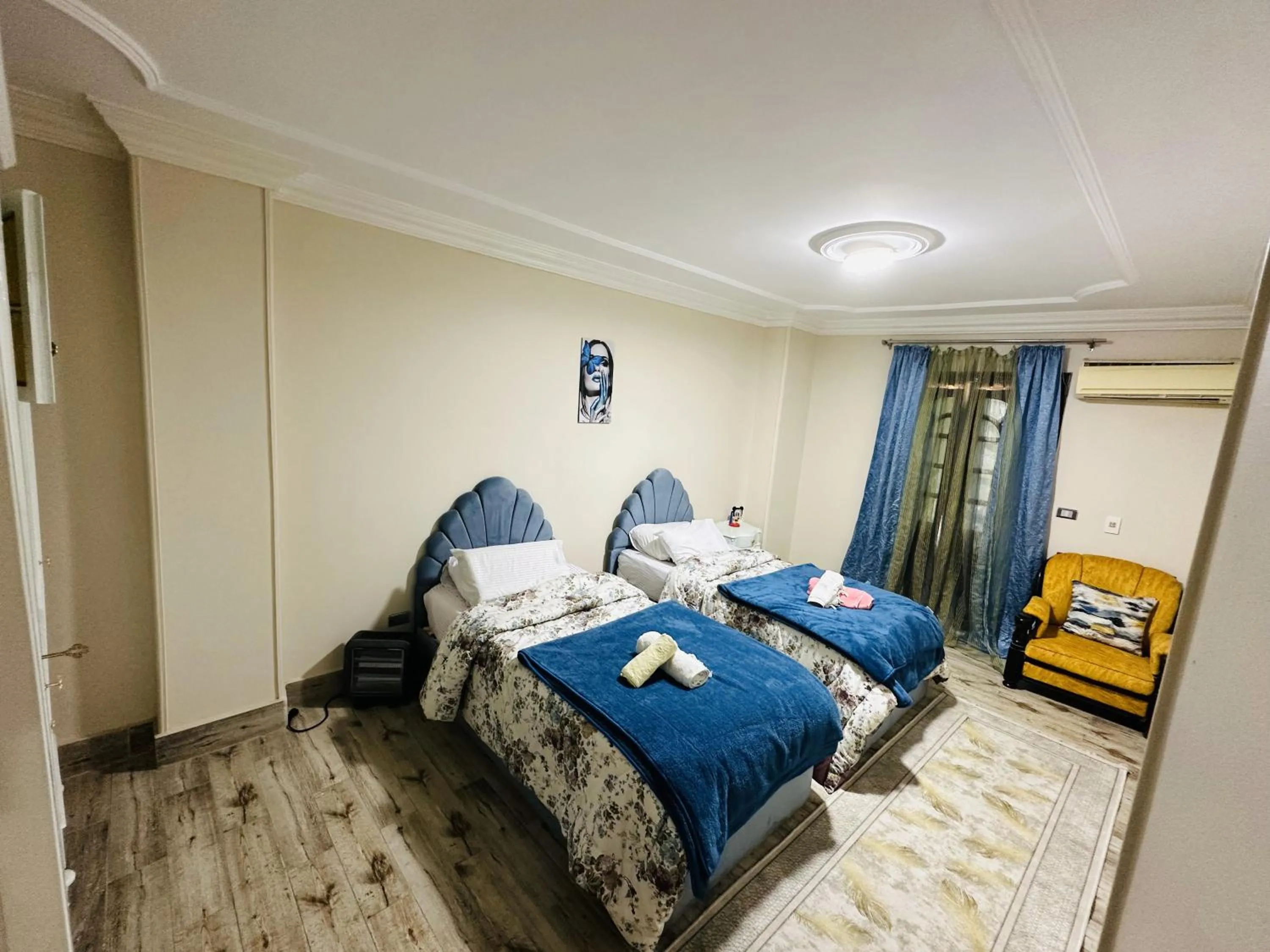 Bed in Queen of the pyramids hotel